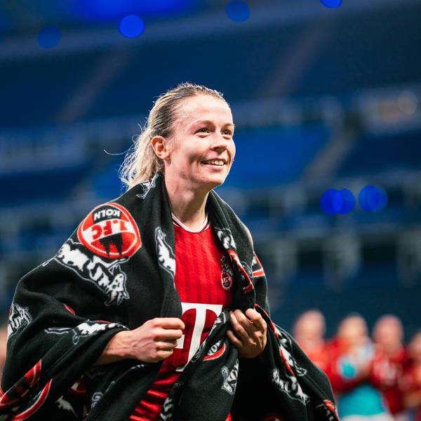 Google Pixel Frauen-Bundesliga: Hamburger SV vs. 1. FC Köln, 08.12.2025 Sandra Maria Jessen 1. FC Köln, 6 glücklich nach dem Spiel Fußball, Google Pixel Frauen-Bundesliga, 12. Spieltag: Hamburger SV vs. 1. FC Köln am 08.12.2025 im Volksparkstadion, Hamburg DFB REGULATIONS PROHIBIT ANY USE OF PHOTOGRAPHS AS IMAGE SEQUENCES AND/OR QUASI-VIDEO. *** Google Pixel Womens Bundesliga Hamburger SV vs 1 FC Köln, 08 12 2025 Sandra Maria Jessen 1 FC Köln, 6 happy after the match Football, Google Pixel Womens Bundesliga, 12 Matchday Hamburger SV vs 1 FC Köln on 08 12 2025 at Volksparkstadion, Hamburg DFB REGULATIONS PROHIBIT ANY USE OF PHOTOGRAPHS AS IMAGE SEQUENCES AND OR QUASI VIDEO Copyright: xBEAUTIFULxSPORTS/Tonhäuserx