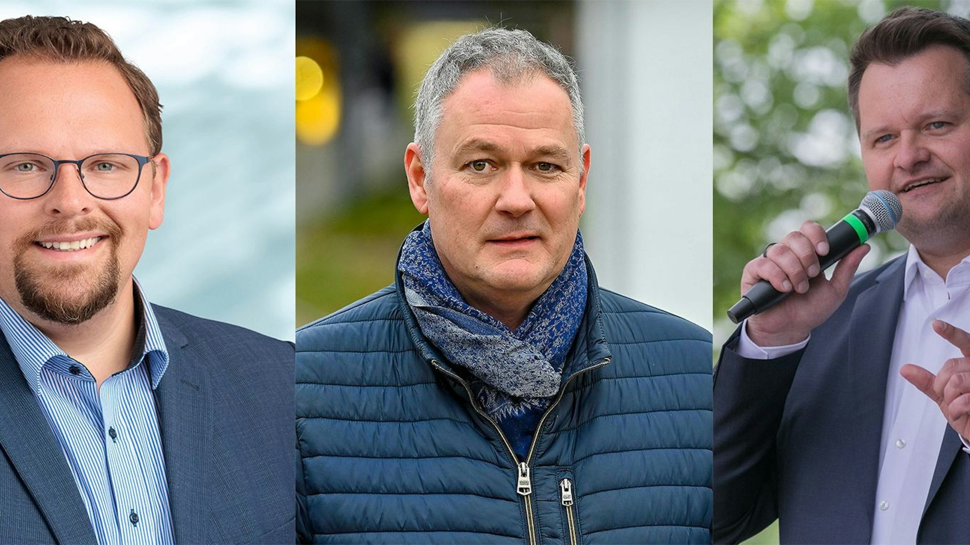 Von links nach rechts zu sehen sind Thomas Jüngst, Carsten Brodeser und Christian Berger.