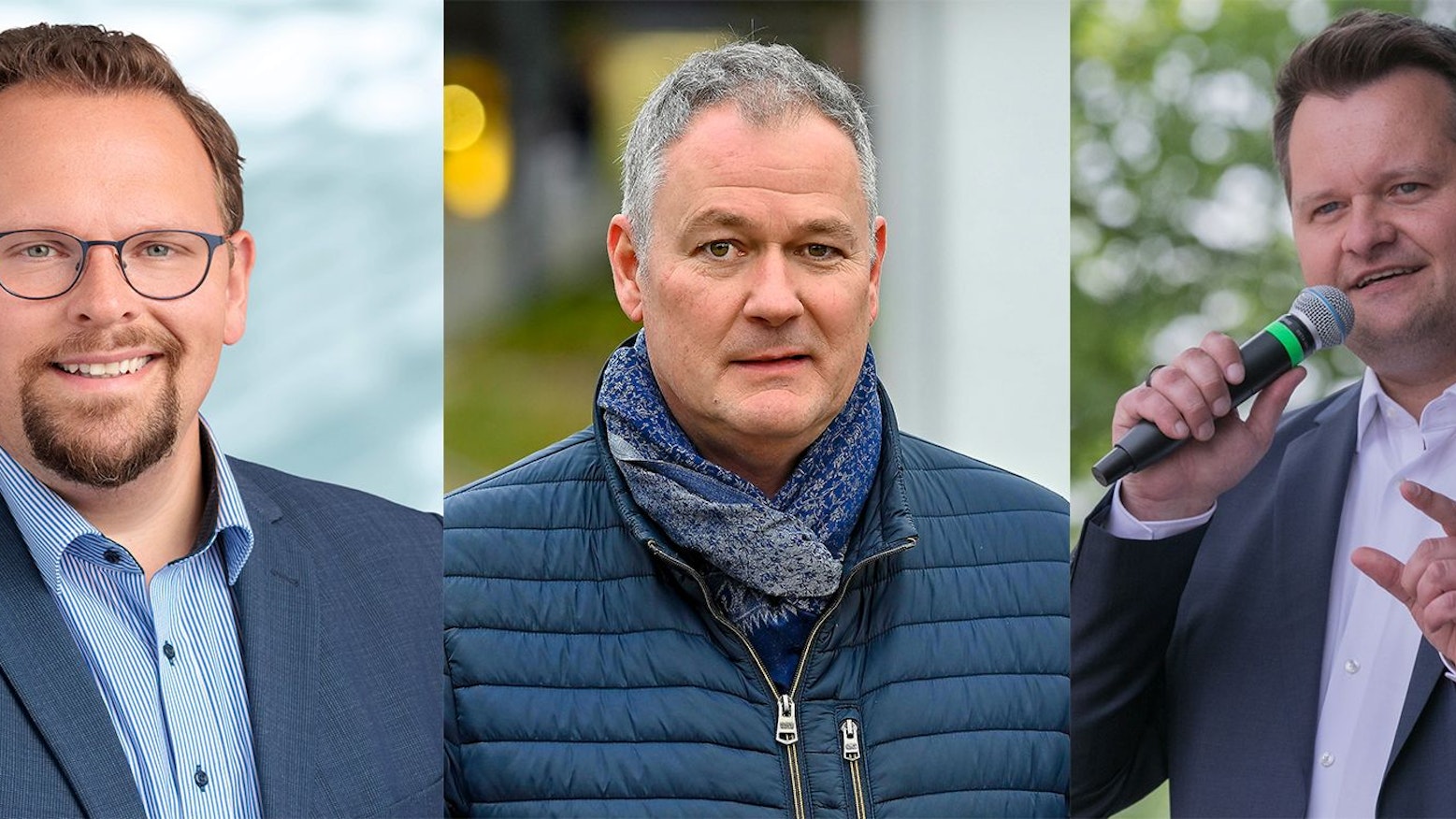 Von links nach rechts zu sehen sind Thomas Jüngst, Carsten Brodeser und Christian Berger.