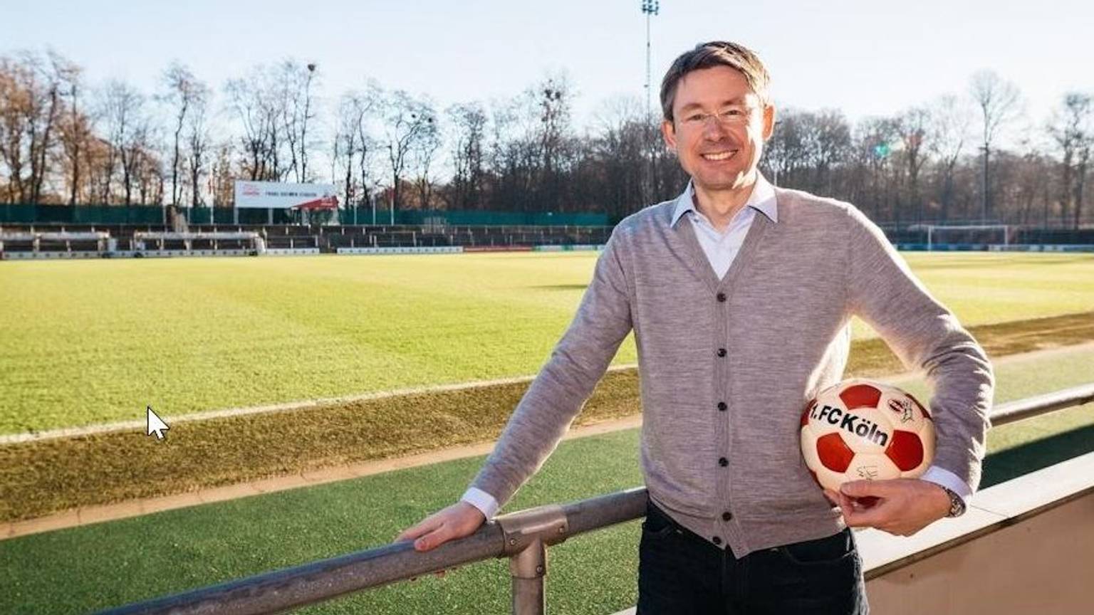 Philipp Herpel leitet seit dem 1. Dezember das Büro des neuen Vorstands des 1. FC Köln.