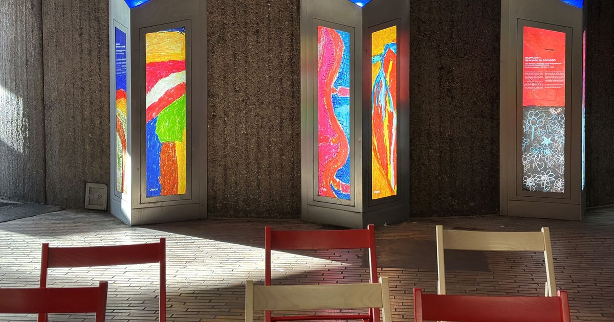 Ebertplatz in Cologne: Primary school children bring color to the dreary ...