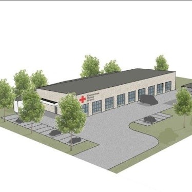 So soll die neue Rettungswache des DRK in Niederkassel-Rheidt aussehen.