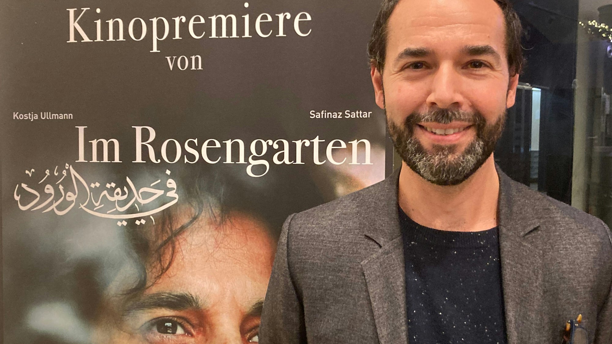 Freut sich über die Premiere: Leis Bagdach, Regisseur seines Films „Im Rosengarten“.