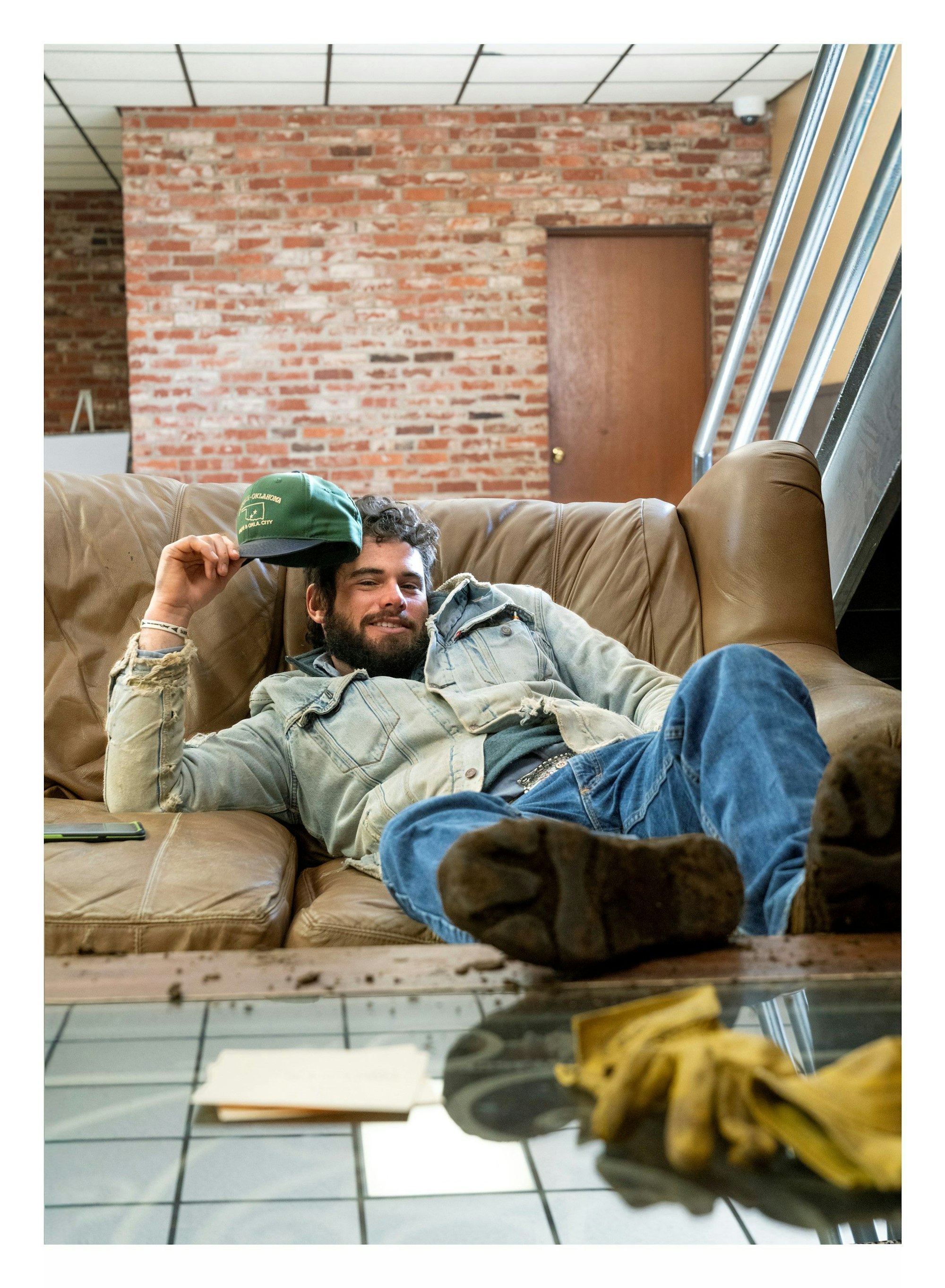 Cowboy auf der Couch