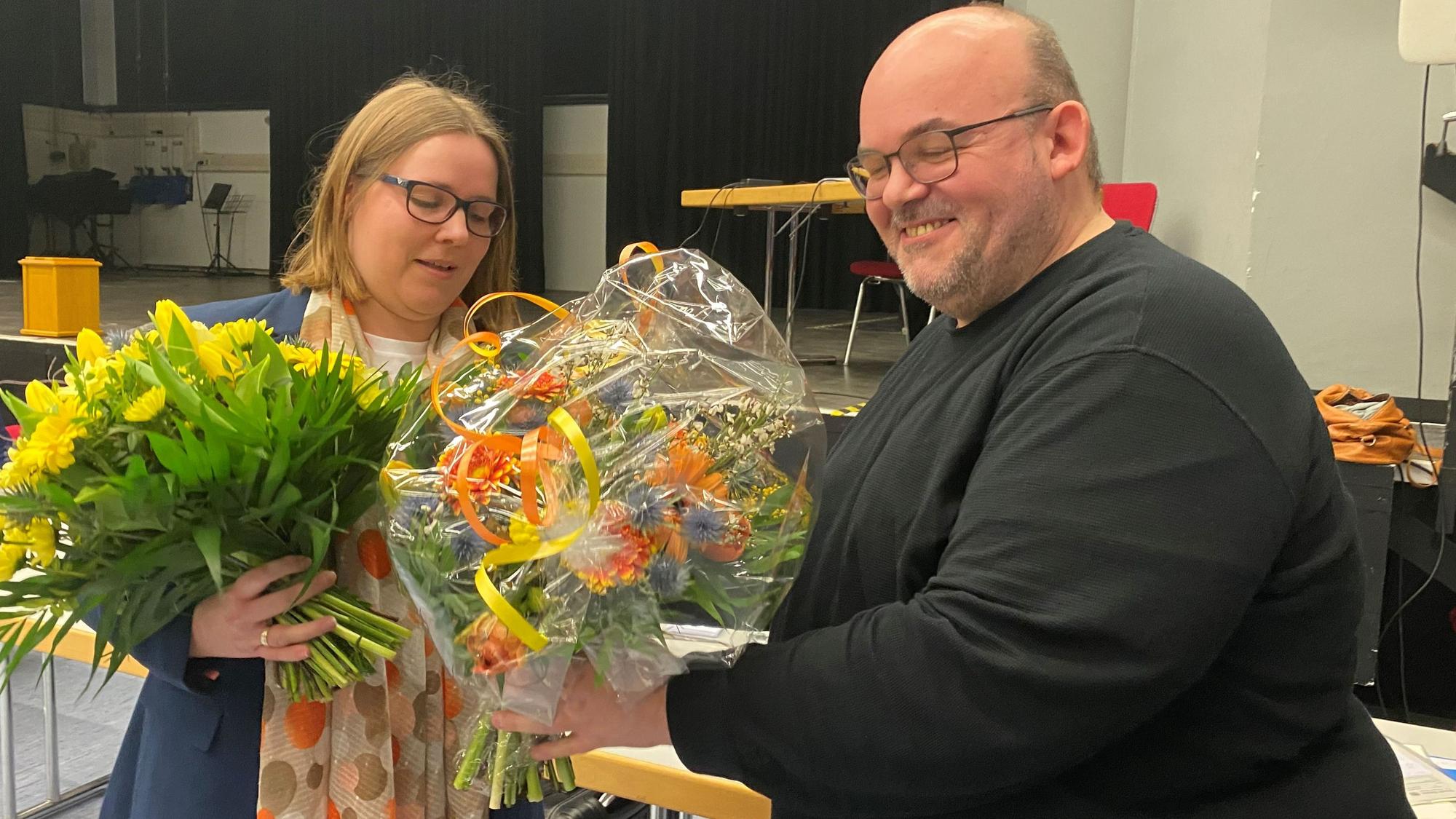 Zu sehen sind Michael Weitz und Kerstin Richter.