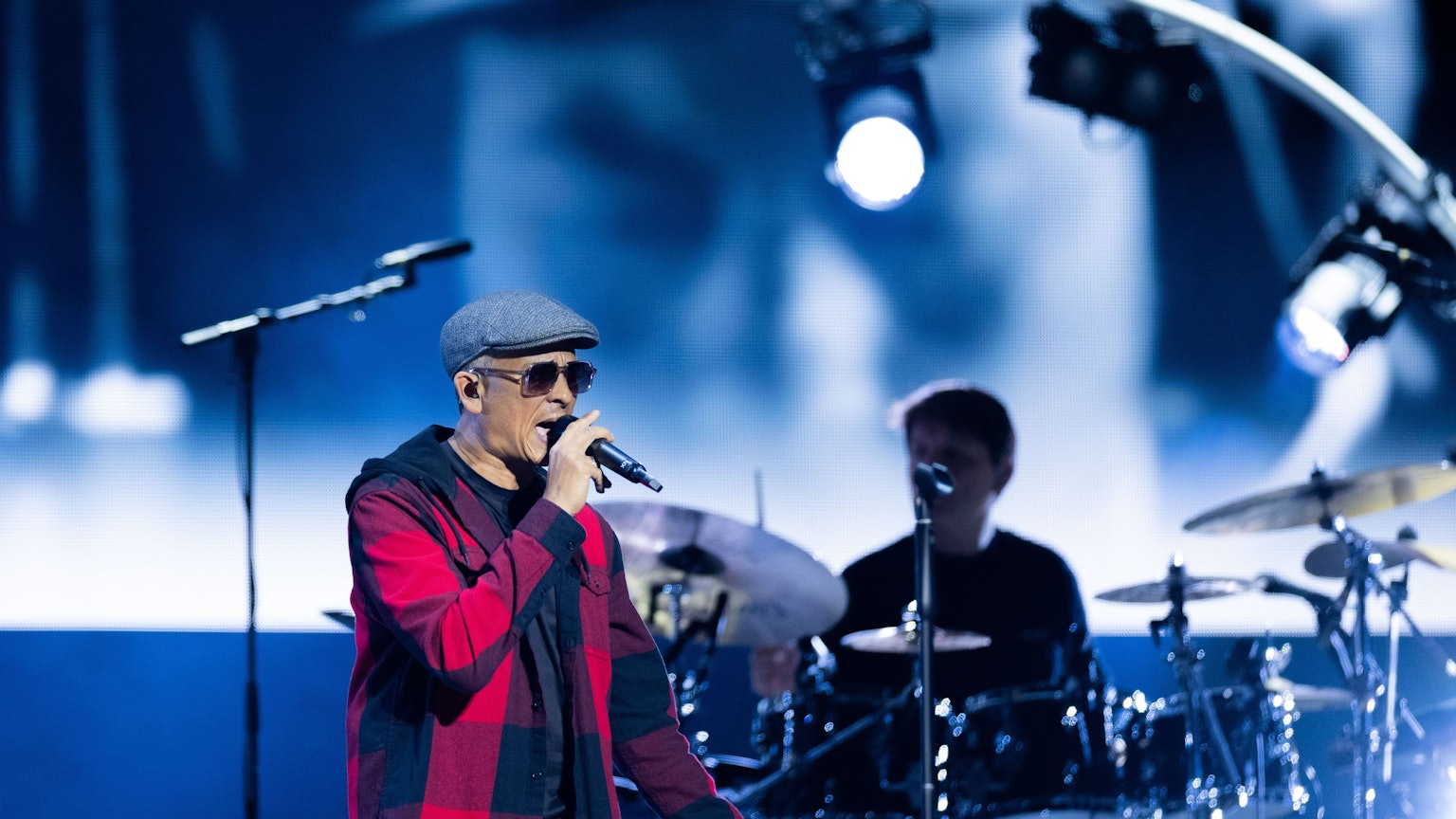 Xavier Naidoo in der Kölner Lanxess-Arena.
