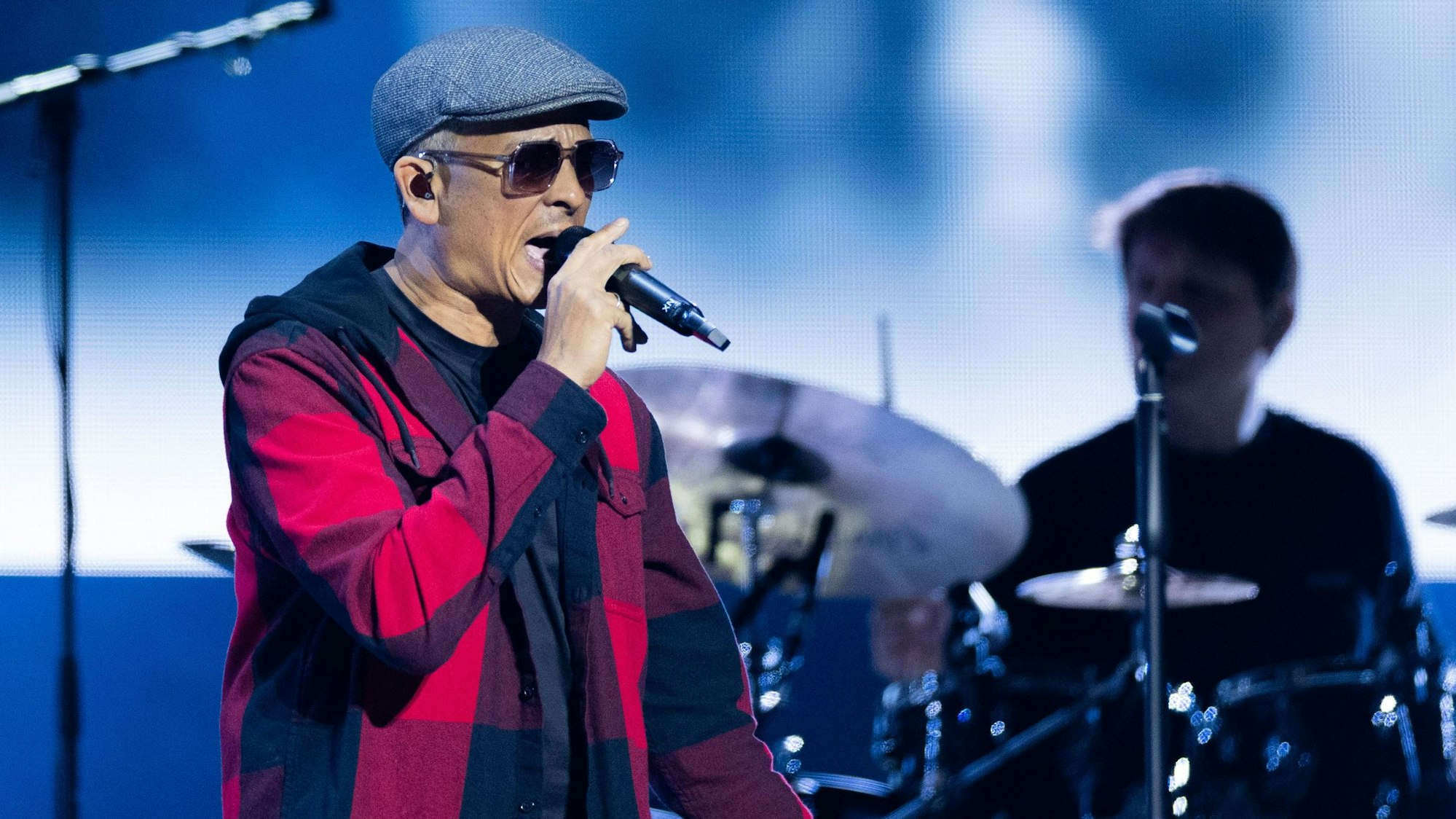 Xavier Naidoo in der Kölner Lanxess-Arena.