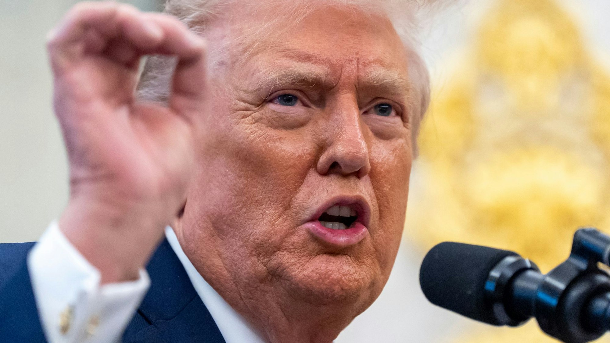 Trump verschärft seine Rhetorik gegenüber Venezuela.