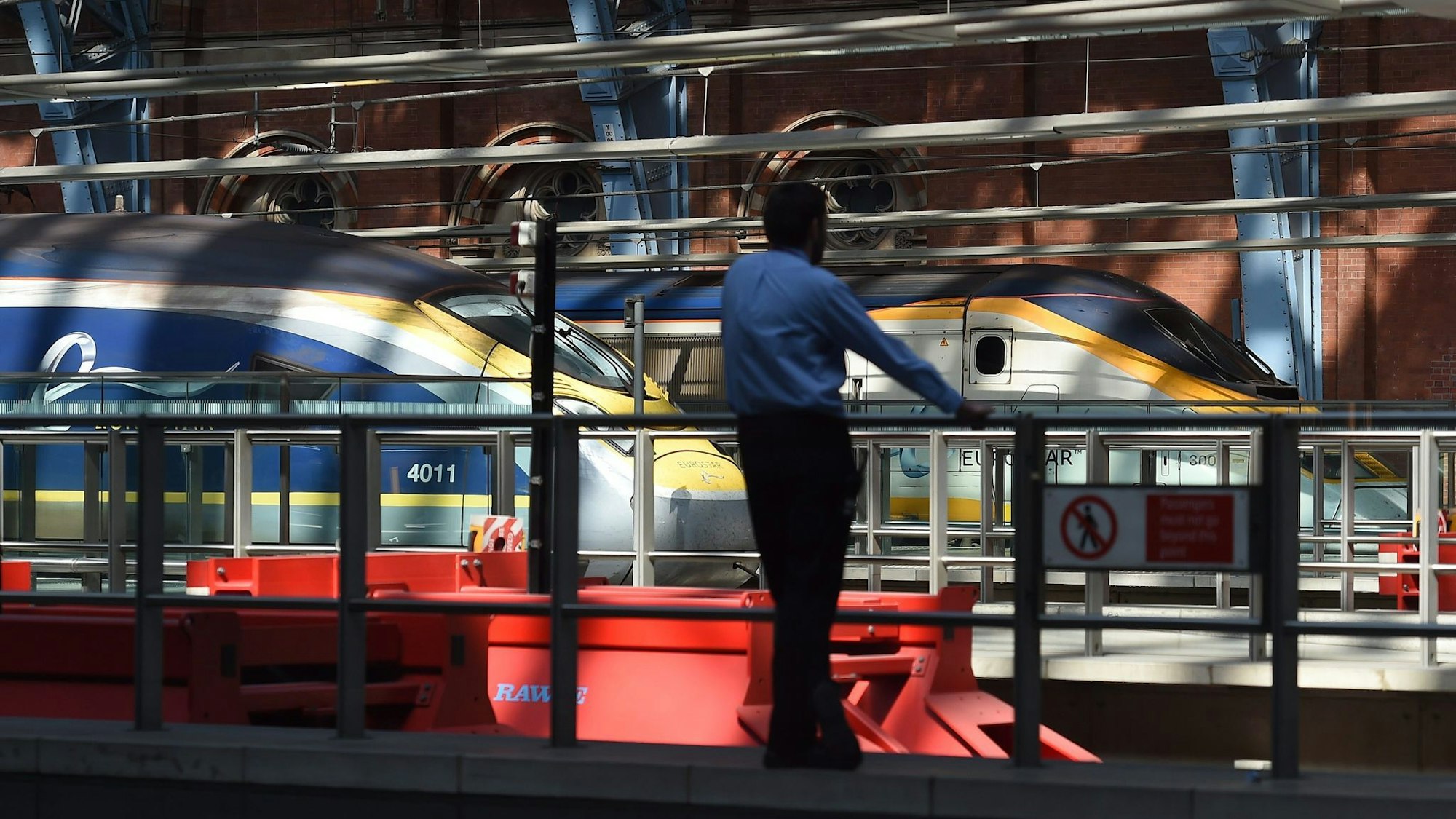 Eurostar in St. Pancras International: Von London geht es in etwa zwei Stunden nach Brüssel.