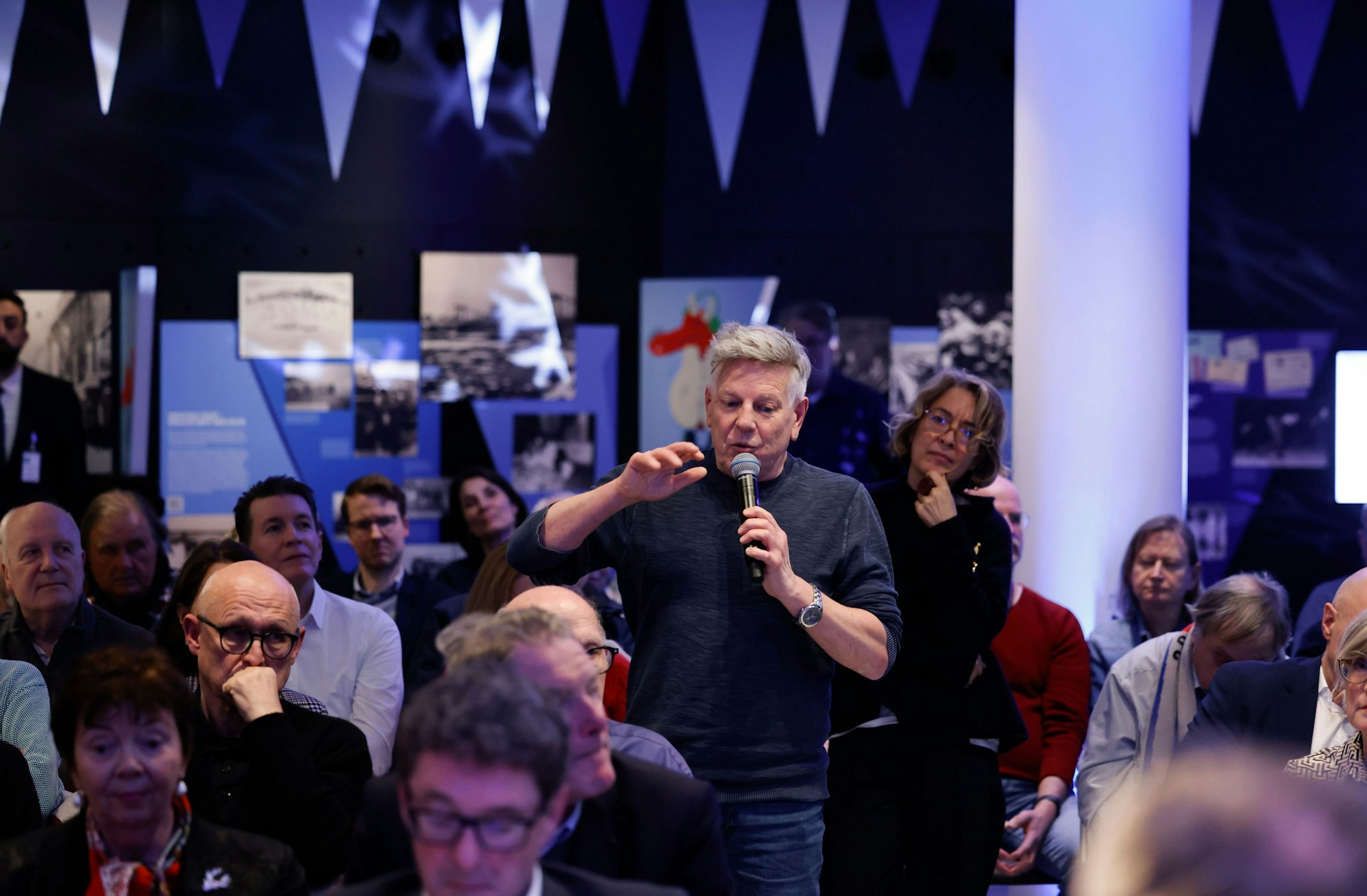 Viele Fragen hatten die Besucher des Abends im Stadtmuseum an den Oberbürgermeister.