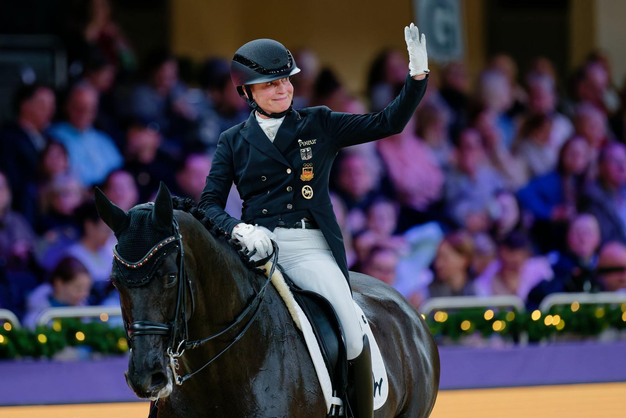 Isabell Werth wurde bei ihrem Comeback Zweite.