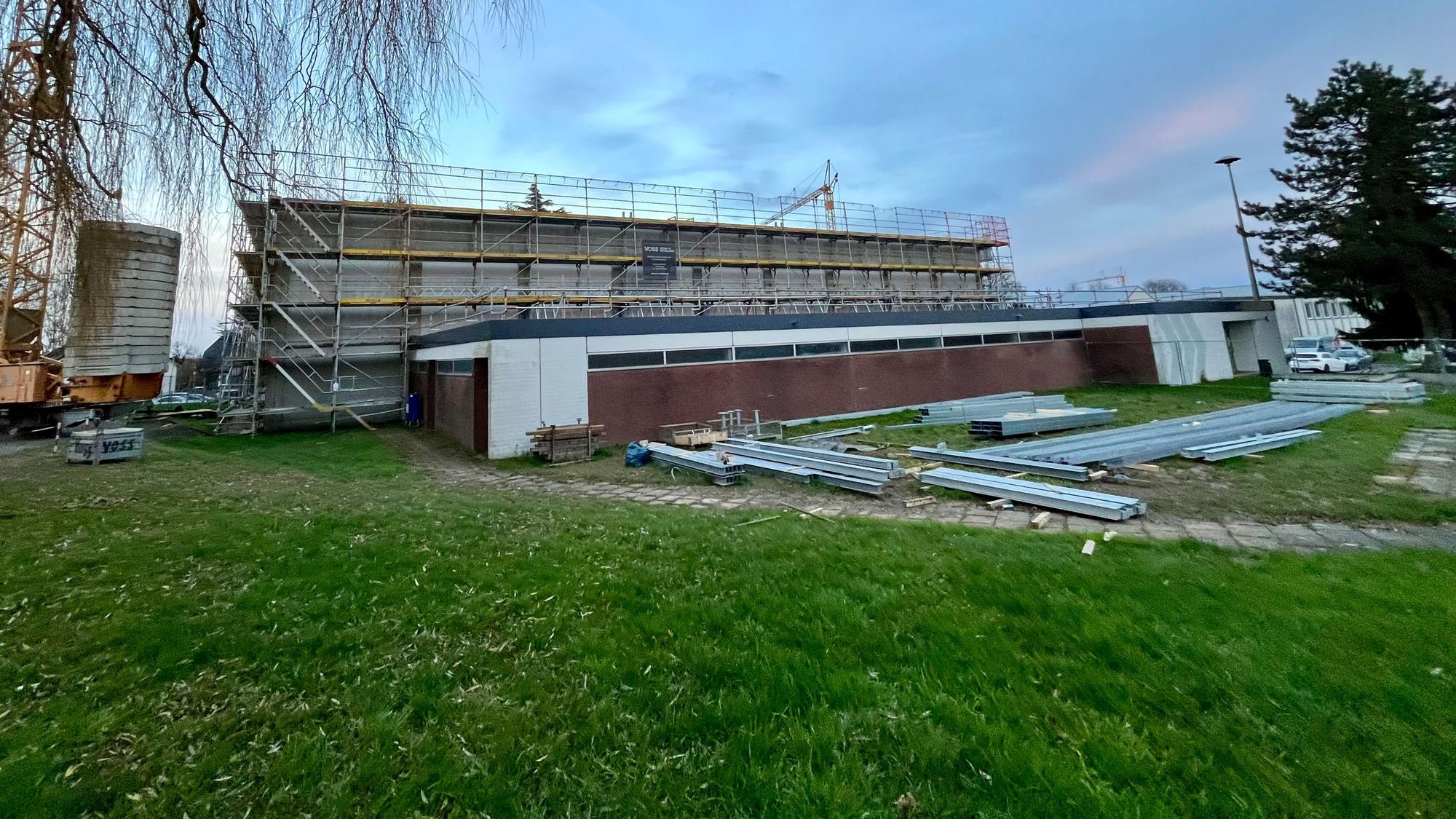 Die Max-Siebold-Halle in Hilgen
