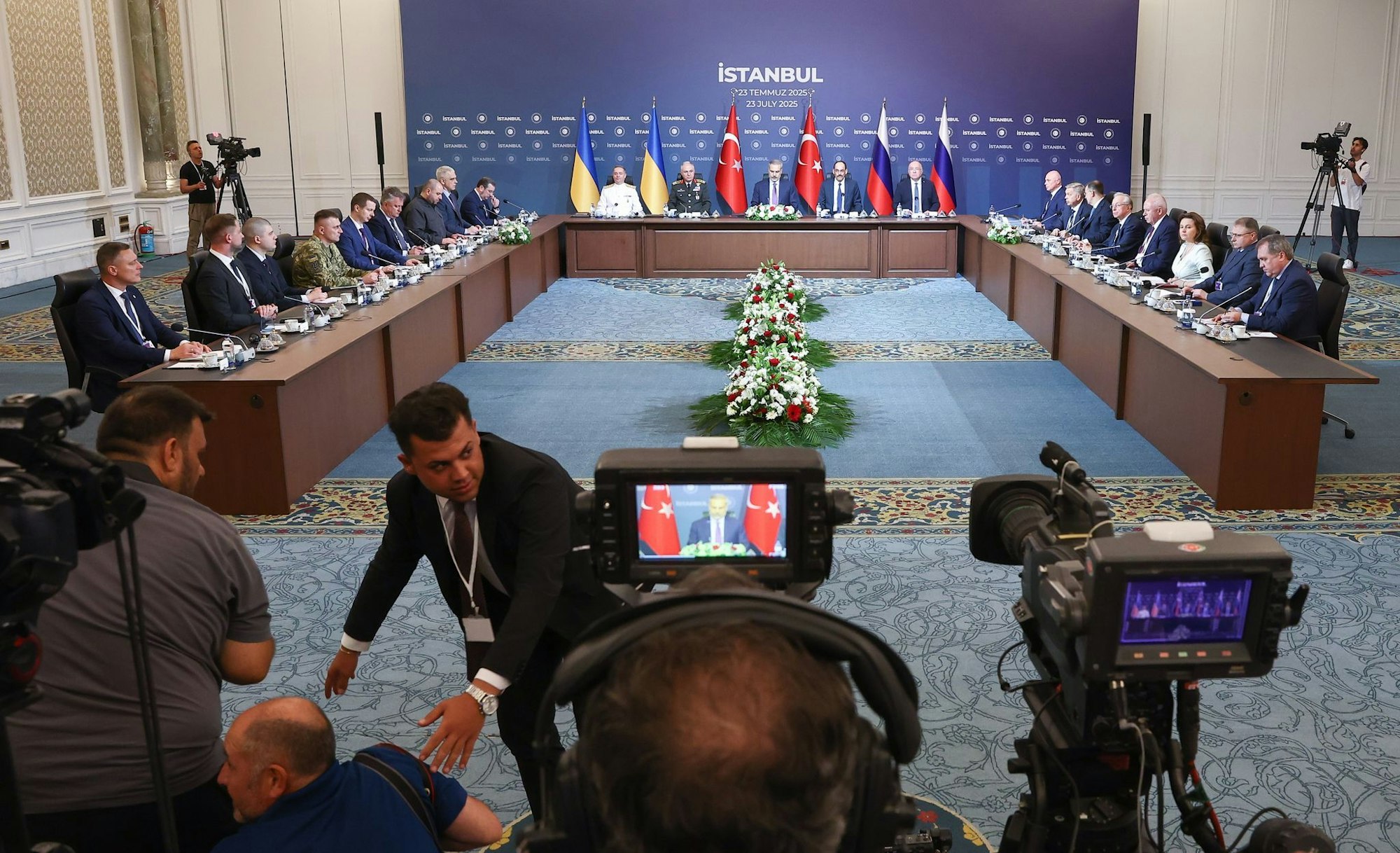 Zuletzt trafen sich Unterhändler Kiews und Moskaus im Sommer, um über Schritte zur Beendigung des Kriegs in der Ukraine zu sprechen. (Archivbild)