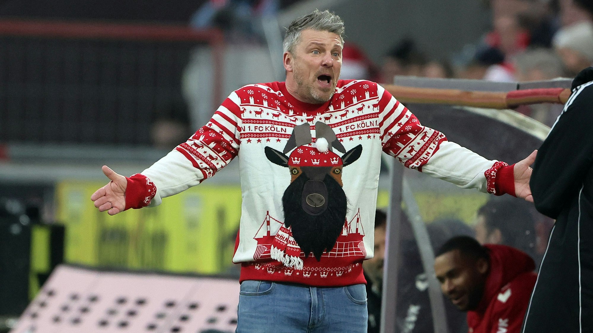 1. FC Köln vs. Union Berlin, 15. Spieltag, 20.12.2025, 15.30 Uhr, Lukas Kwasniok (1. FC Köln), Bild: Herbert Bucco