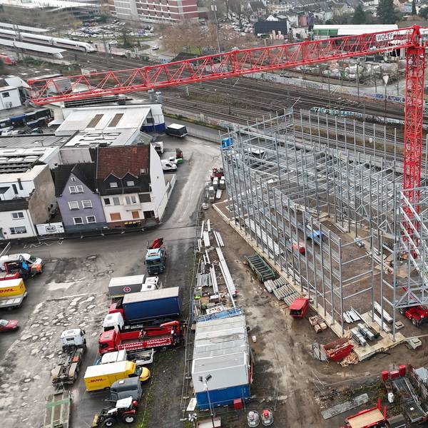 Masterplan Haufeld, Baustelle für die neue Hochgarage
