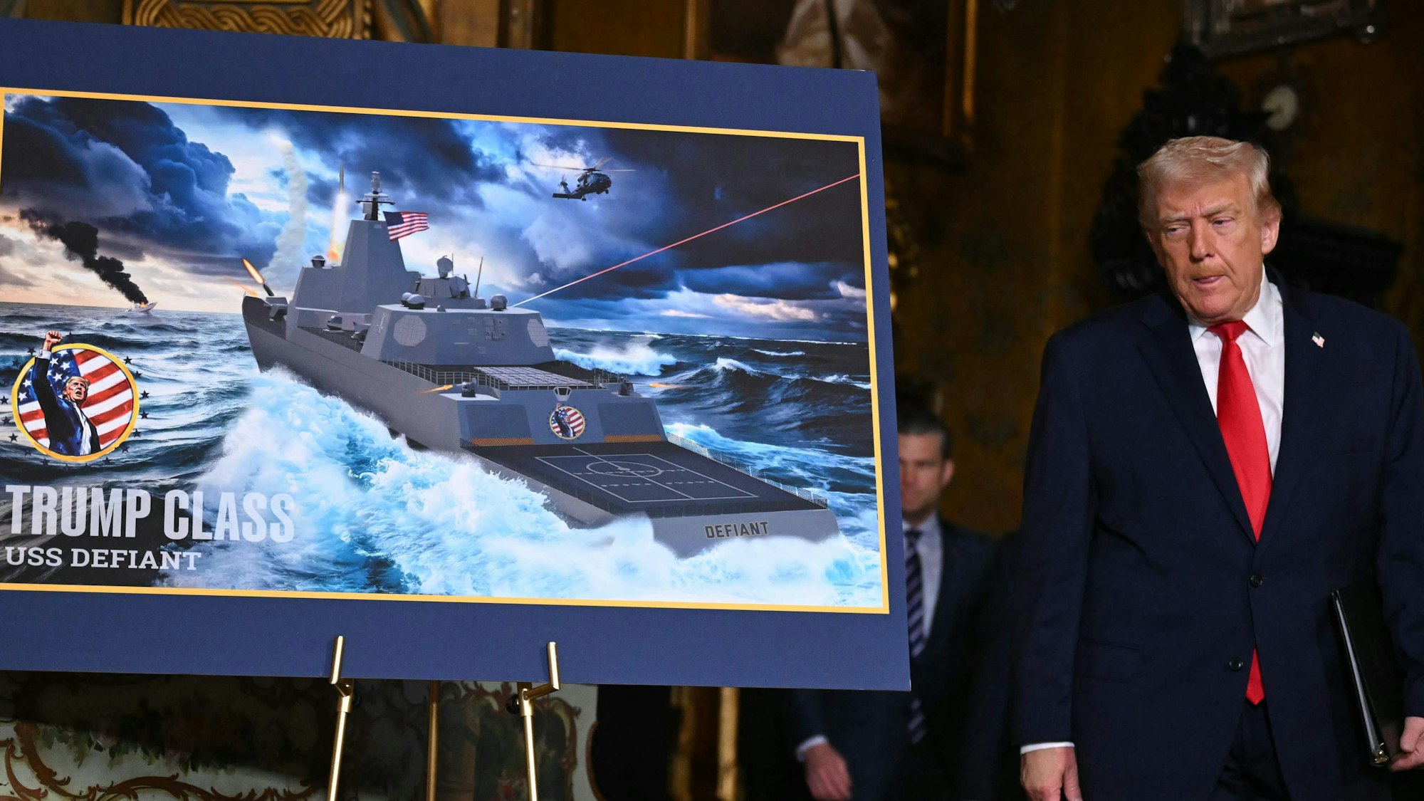Donald Trump lässt neue Kriegsschiffe bauen: Die „Trump“-Klasse.