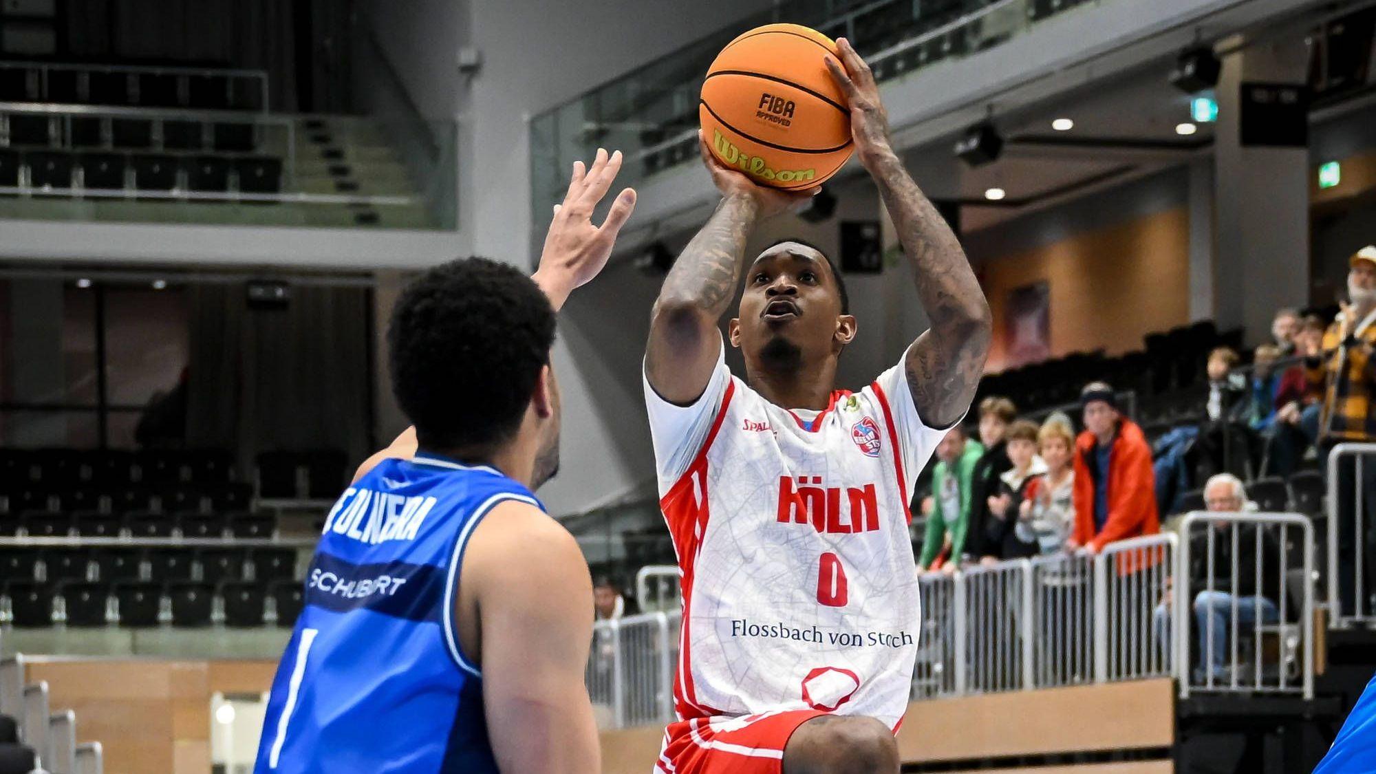 Barmer 2. Basketball Bundesliga ProA: RheinStars Köln vs HAKRO Merlins Crailsheim, 20.12.2025 Cedric Cezell Russell Jr. RheinStarsKöln 0, Barmer 2. Basketball Bundesliga ProA: RheinStars Köln vs HAKRO Merlins Crailsheim am 20.12.2025 im Castello Düsseldorf in Düsseldorf Nordrhein-Westfalen *** Barmer 2 Basketball Bundesliga ProA RheinStars Köln vs HAKRO Merlins Crailsheim, 20 12 2025 Cedric Cezell Russell Jr RheinStarsKöln 0 , Barmer 2 Basketball Bundesliga ProA RheinStars Köln vs HAKRO Merlins Crailsheim on 20 12 2025 at Castello Düsseldorf in Düsseldorf Nordrhein Westfalen Copyright: xBEAUTIFULxSPORTS/Mueller-Laschetx
