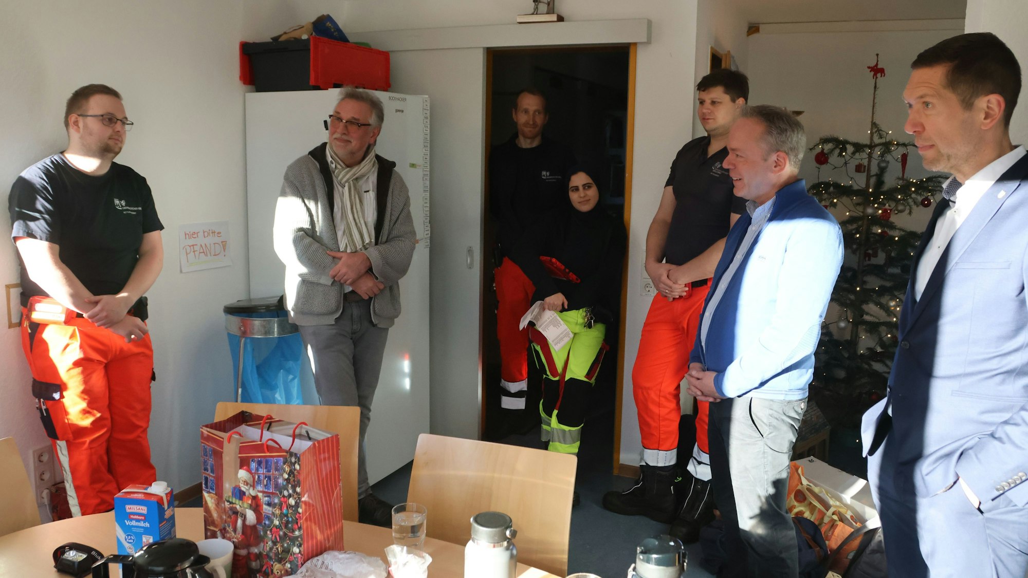 Eine Runde im Gespräch.