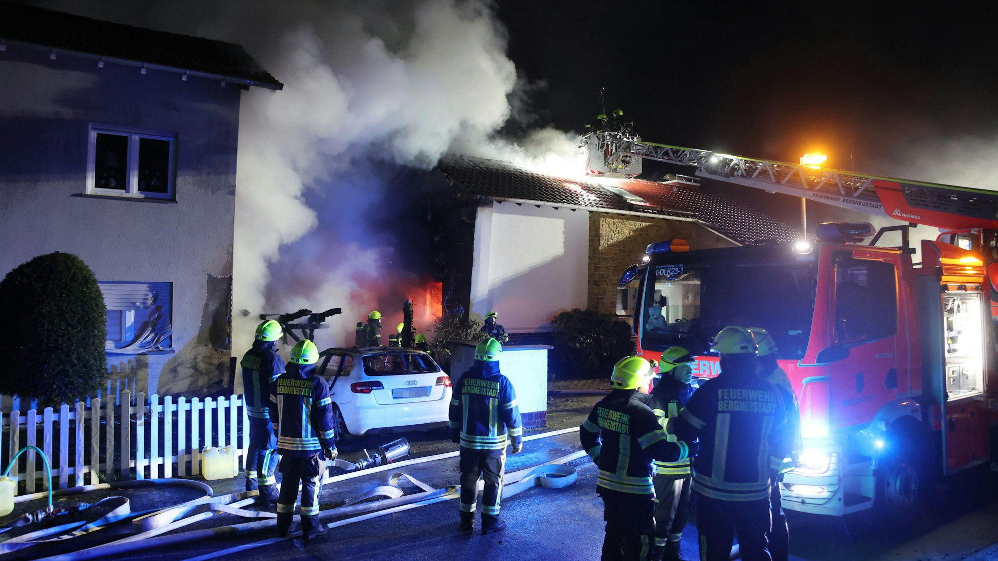Blick auf den Einsatzort in Neuenothe.