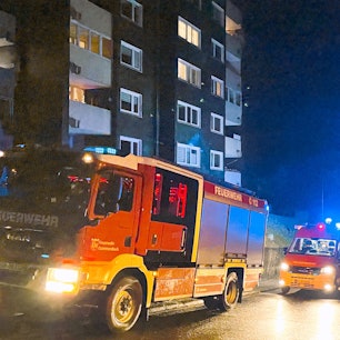 Die Einsatzstelle auf dem Bernberg.