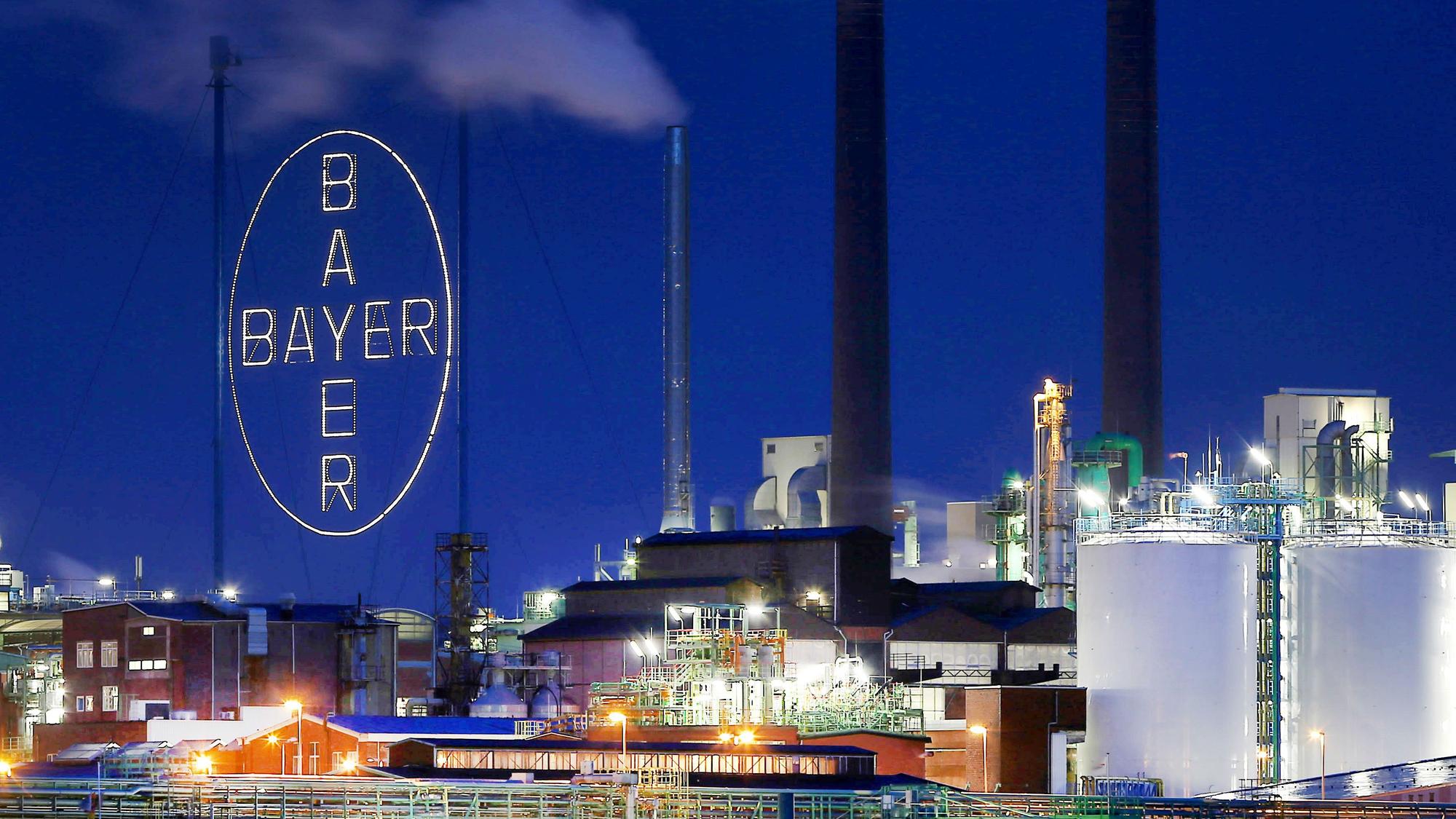 Das Werk der Bayer AG im Chemiepark in Leverkusen.