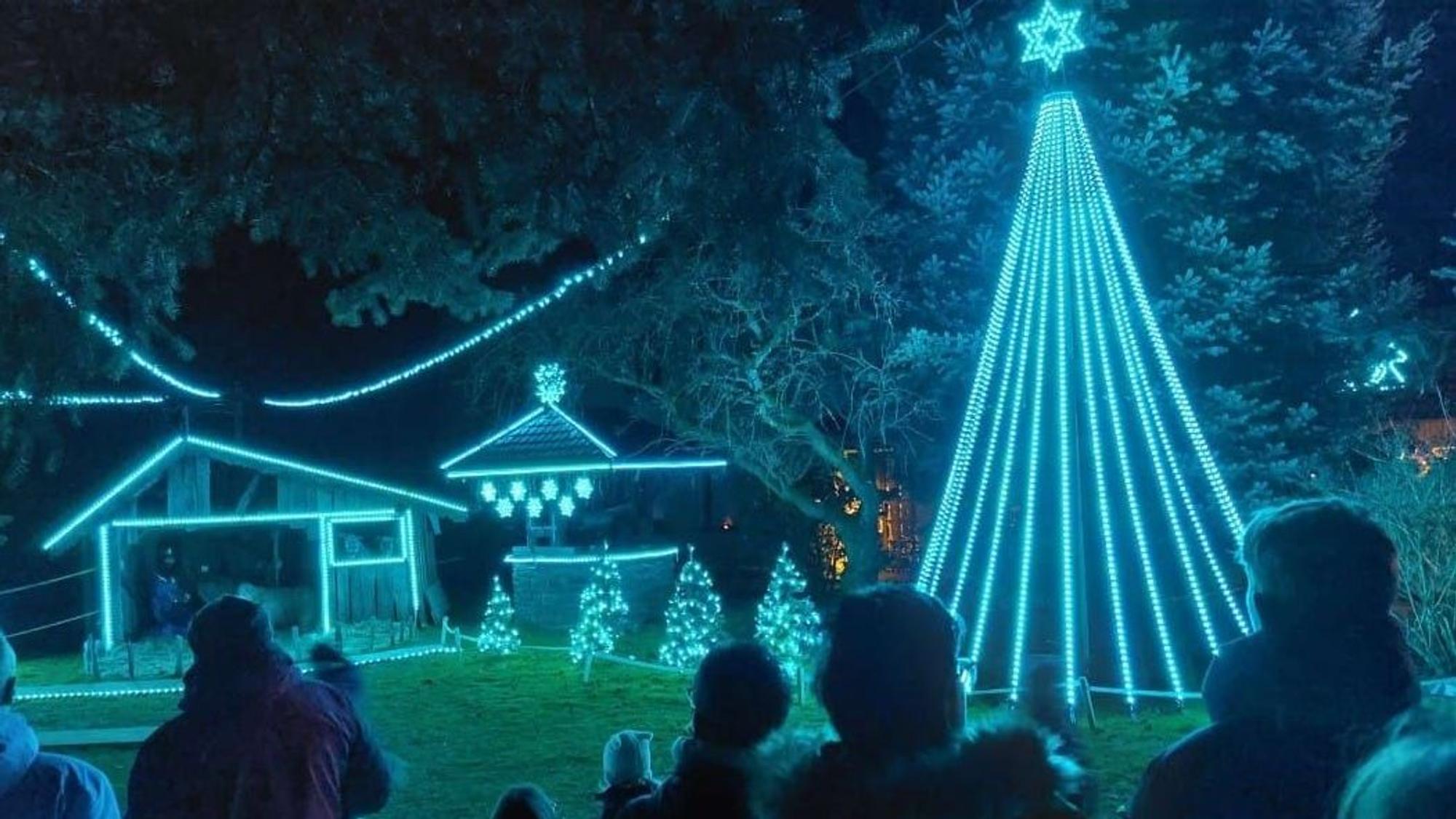 01.01.2026: Lichtershow in Gogarten 2025
