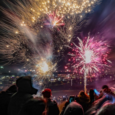 Die Menschen in NRW feierten den Jahreswechsel überwiegend friedlich.