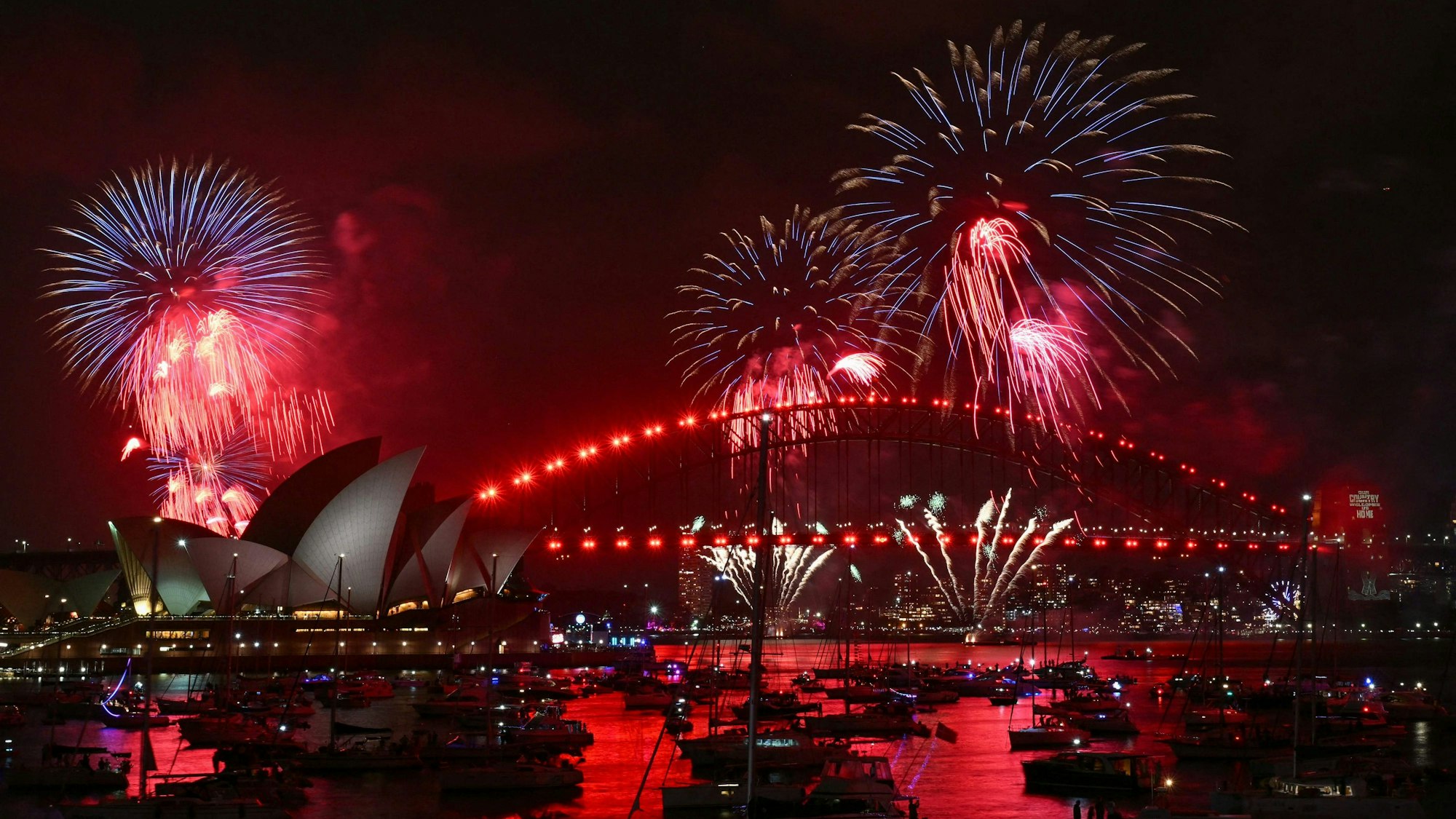 Silvester-Feuerwerk in Sydney
