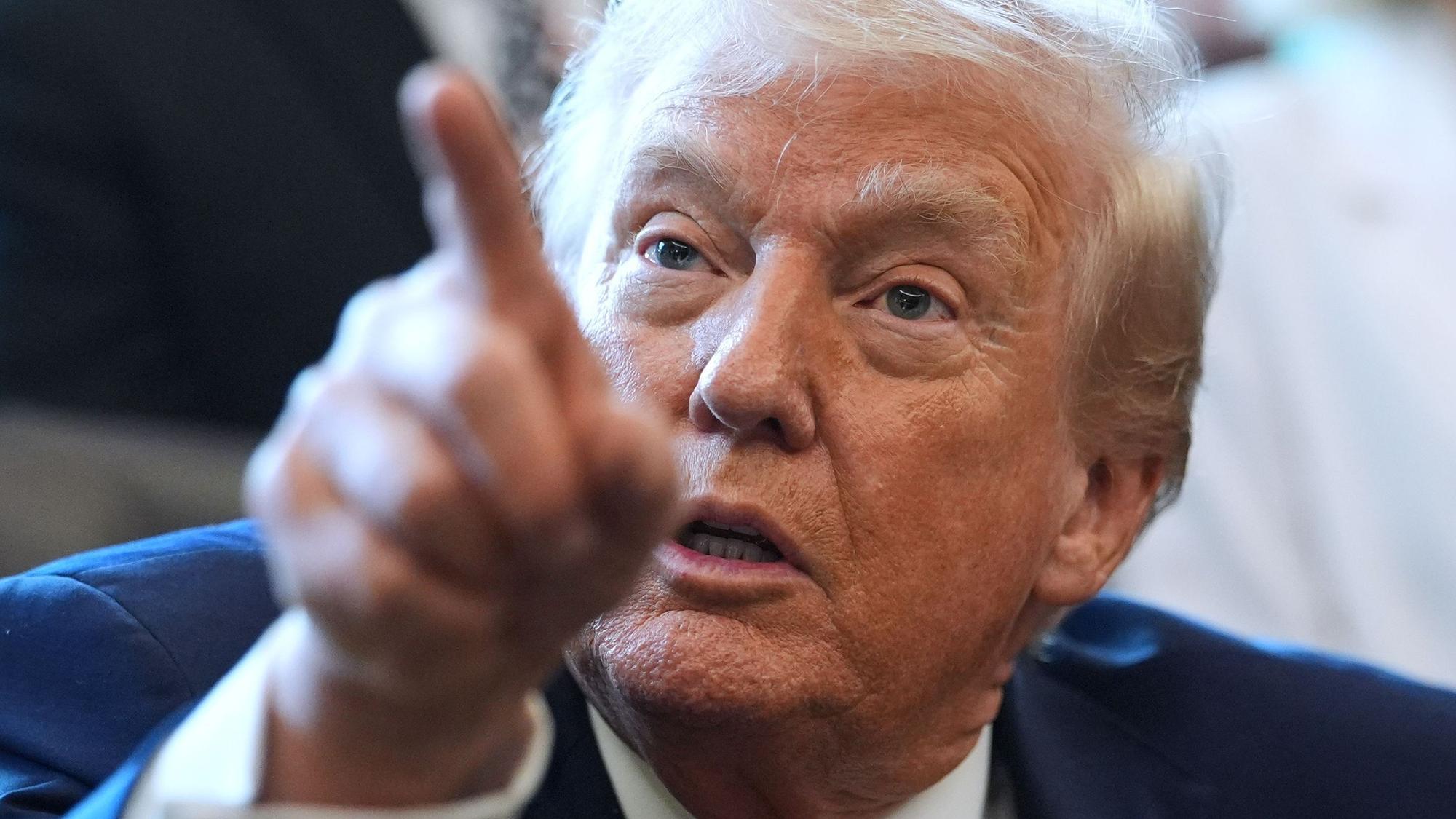 US-Präsident Donald Trump hat dem Iran wegen Gewalt gegen Demonstranten gedroht. (Archivbild)