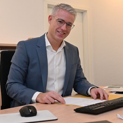 Yannick Steinbach (Fors-Park) ist seit November vergangenen Jahres Bürgermeister von Rösrath.