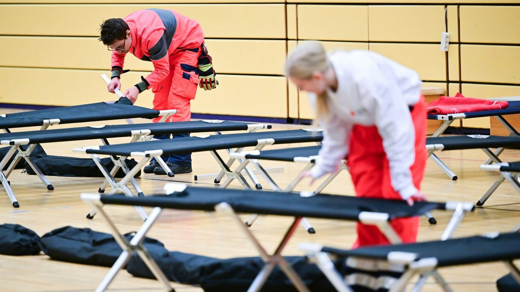 Kurzfristig wurden für die Betroffenen des Stromausfalls Notunterkünfte eingerichtet.