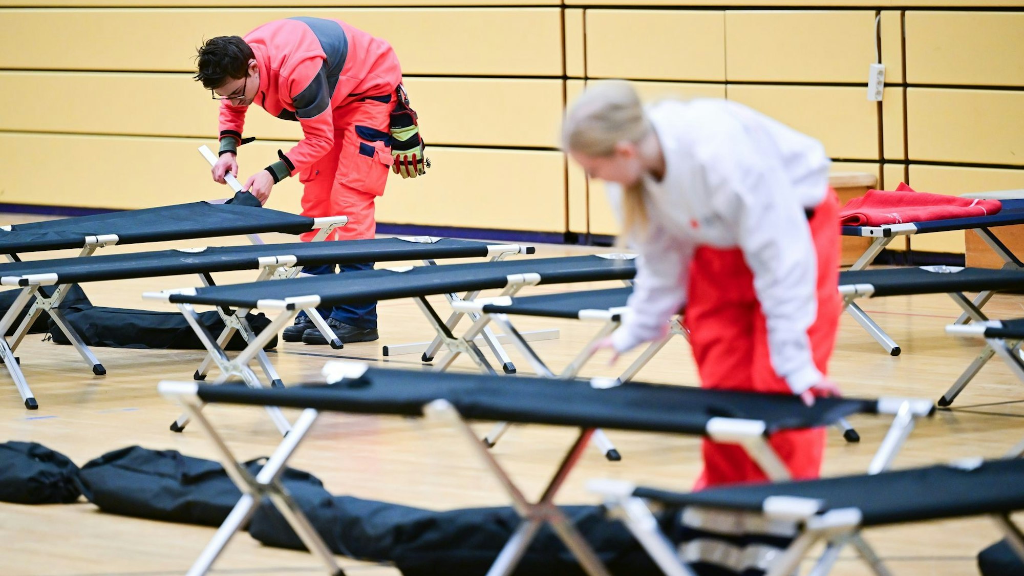 Kurzfristig wurden für die Betroffenen des Stromausfalls Notunterkünfte eingerichtet.