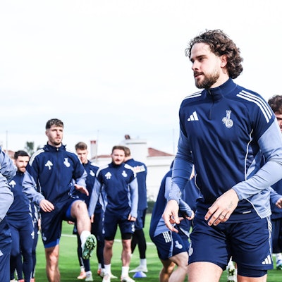 Fussball, 3.Liga Saison 2025/2026 Training MSV Duisburg Trainingslager MSV Duisburg 04.01.2026, Titanic Deluxe Golf Belek Lex Tyger Lobinger MSV Duisburg, 45 Belek Titanic Deluxe Golf Belek Türkei *** Sports, Football, 3 League Season 2025 2026 Training MSV Duisburg Training Camp MSV Duisburg 04 01 2026, Titanic Deluxe Golf Belek Lex Tyger Lobinger MSV Duisburg, 45 Belek Titanic Deluxe Golf Belek Turkey