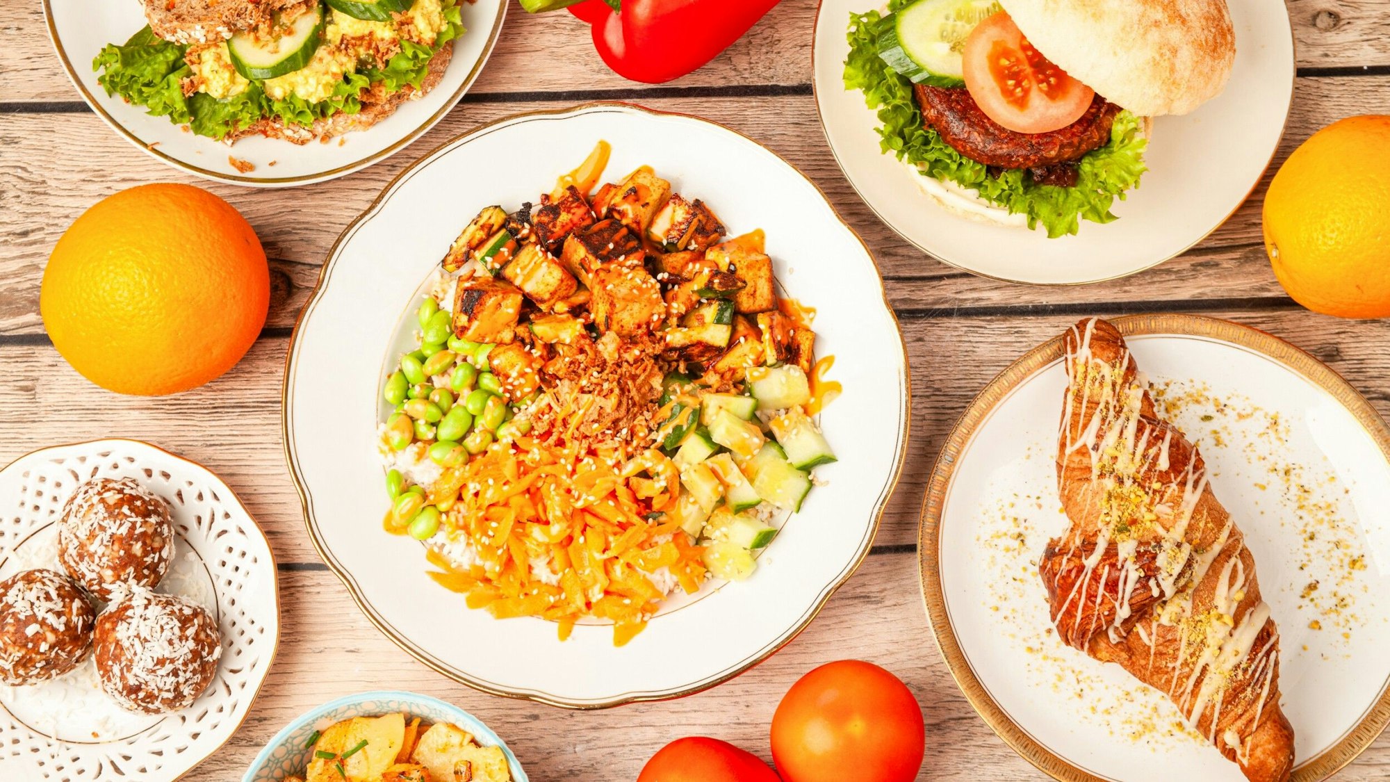 Ausschließlich veganes Essen gibt es im Hempies in Köln