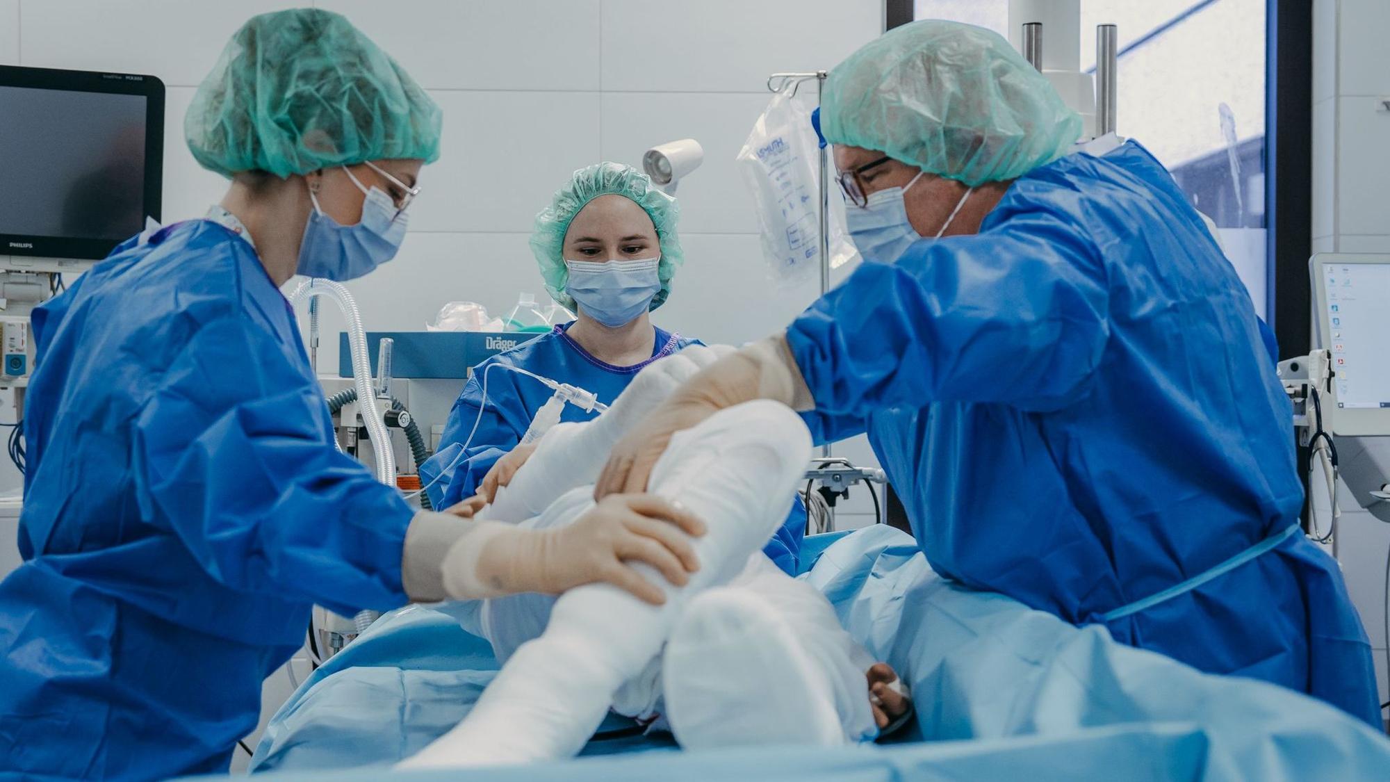 Zwischen 100 und 150 Personen werden jährlich im Verbrennungszentrum des Krankenhauses Merheim behandelt.