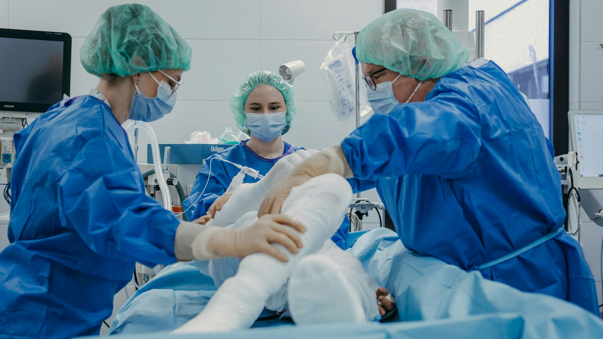 Zwischen 100 und 150 Personen werden jährlich im Verbrennungszentrum des Krankenhauses Merheim behandelt.