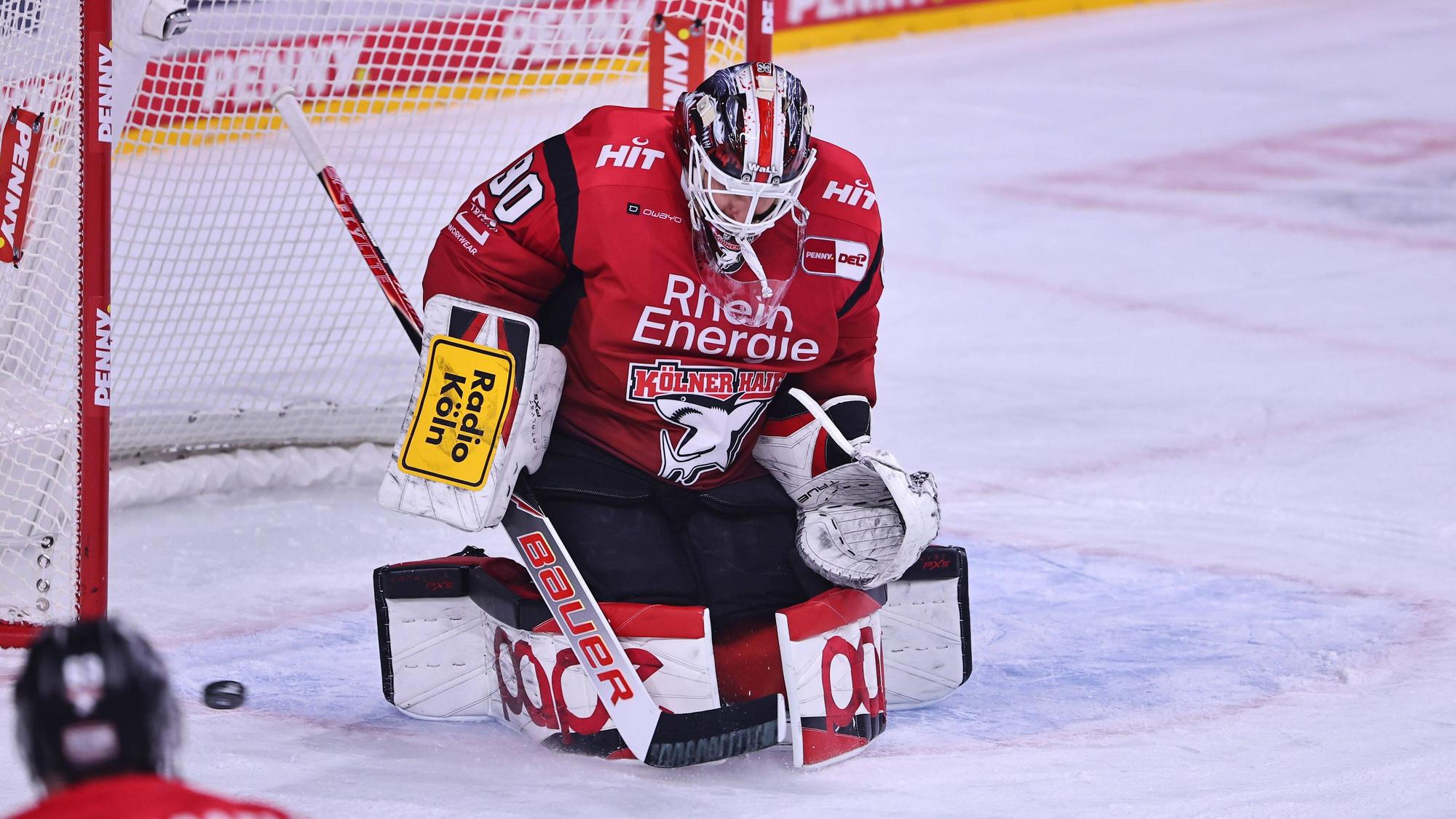 Haie-Goalie Felix Brückmann sammelte beim Hockeytown-Cup im tschechischen Pardubice nach seiner Verletzung weiter wichtige Spielpraxis.