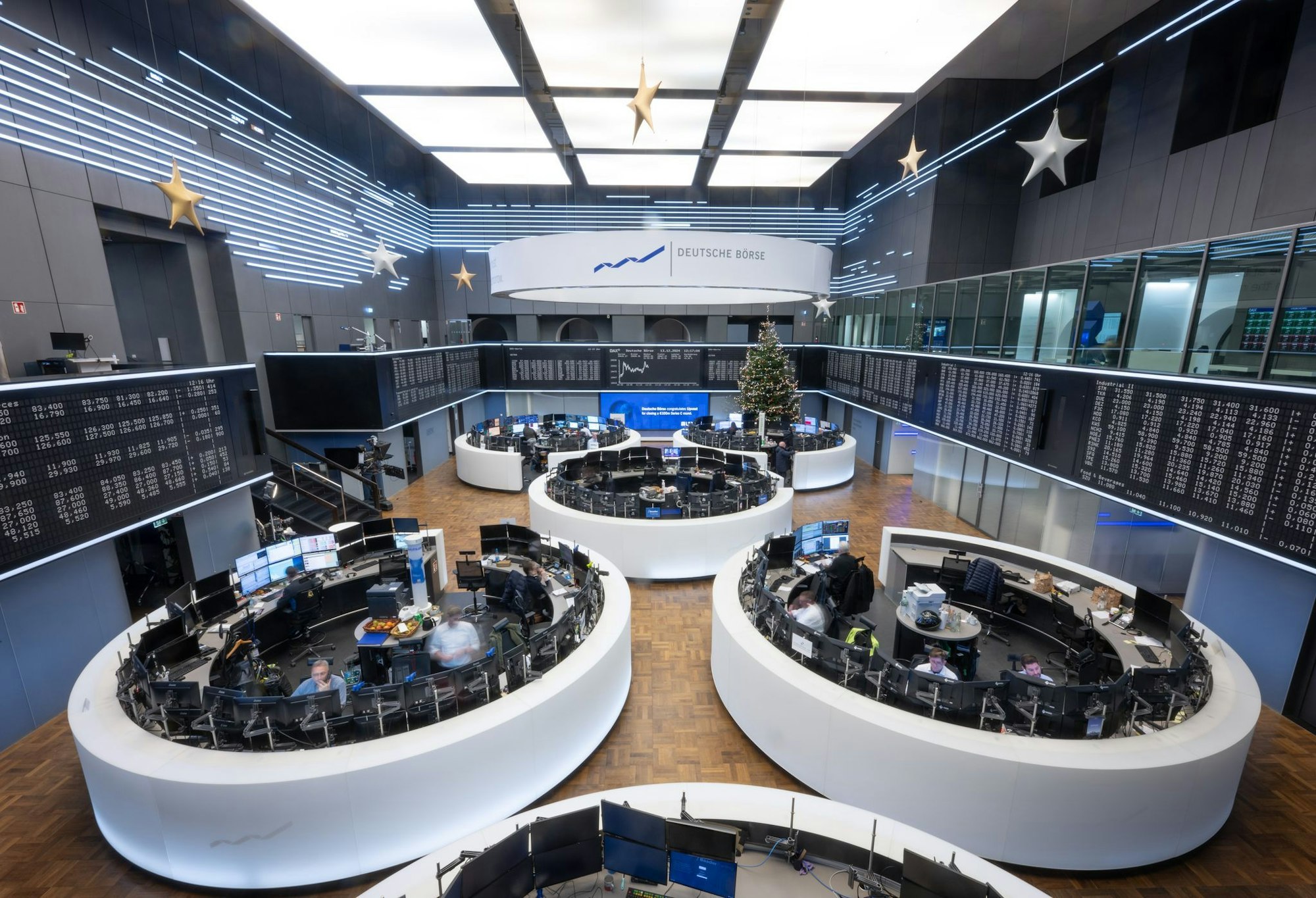 Festtagsstimmung an der Frankfurter Börse: Der Dax knackt die nächste Tausendermarke (Archivbild)