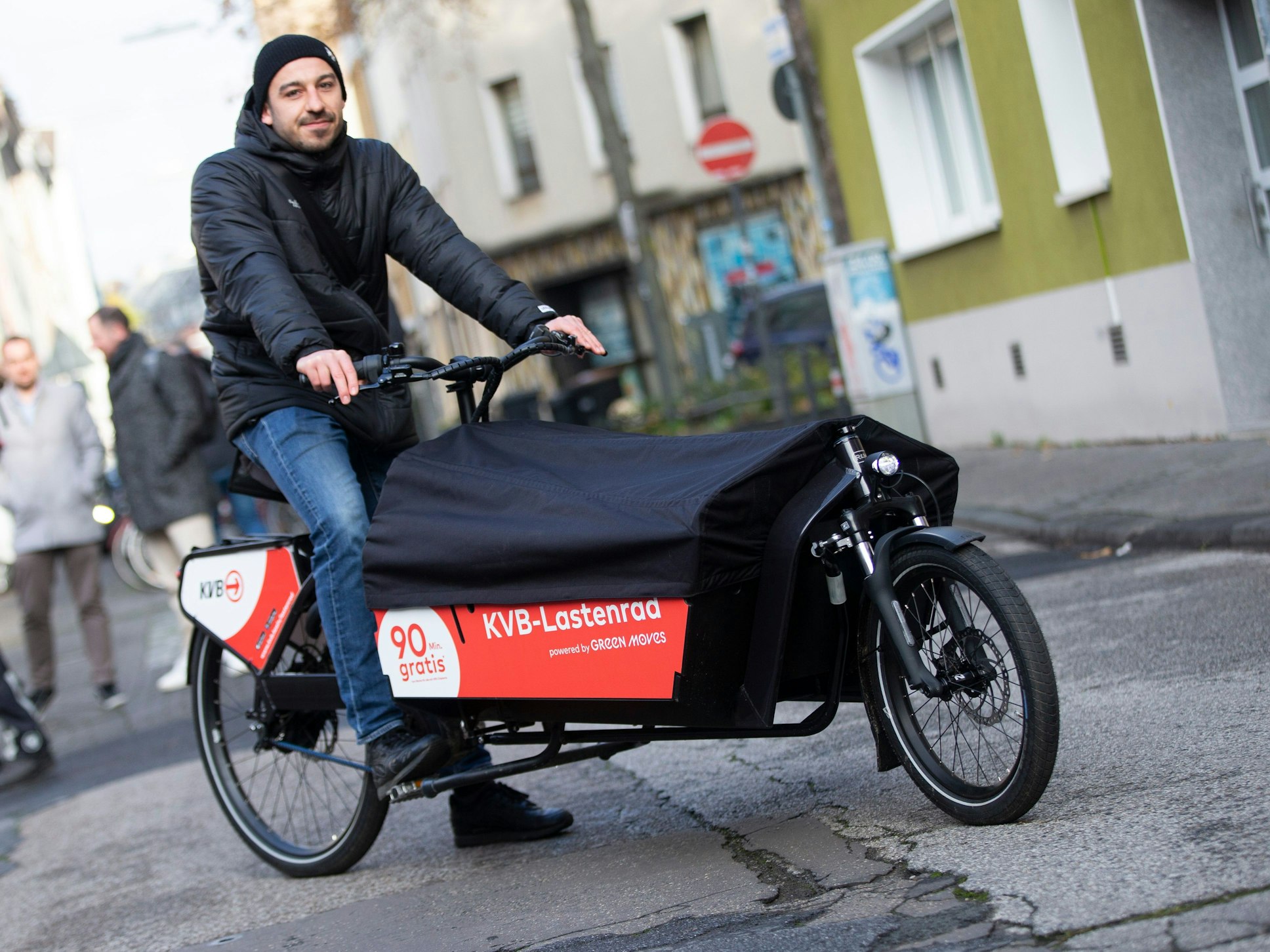 Geringe Nachfrage, hohe Kosten: das KVB-Lastenrad.