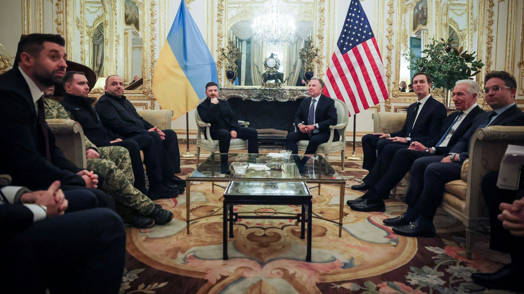 Die USA sehen sich vor allem in der Rolle des Vermittlers - weitreichende militärische Zusagen sind bislang nicht bekannt.