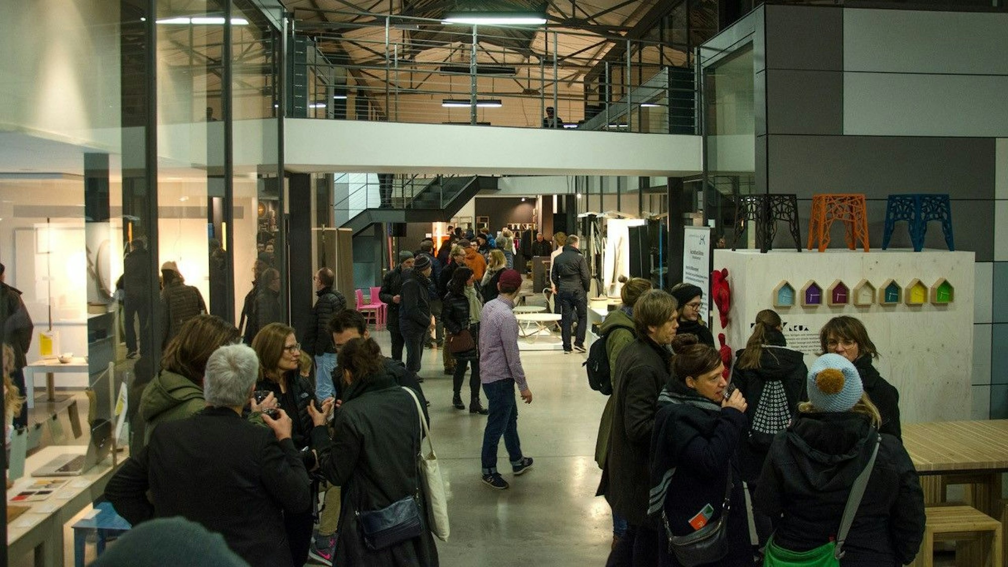 Blick in die Pattenhalle in der Christanstraße 82 in Ehrenfeld.