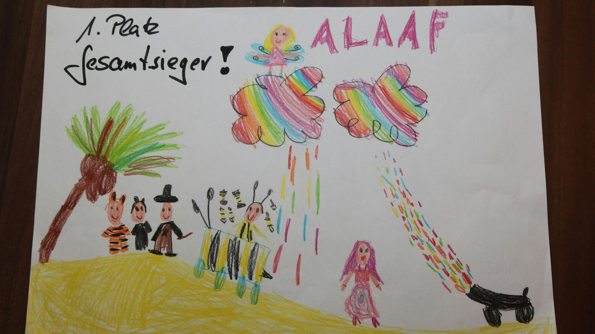 Als Gesamtsiegerin entschied sich die Jury für das Bild von Anni Gerloff.