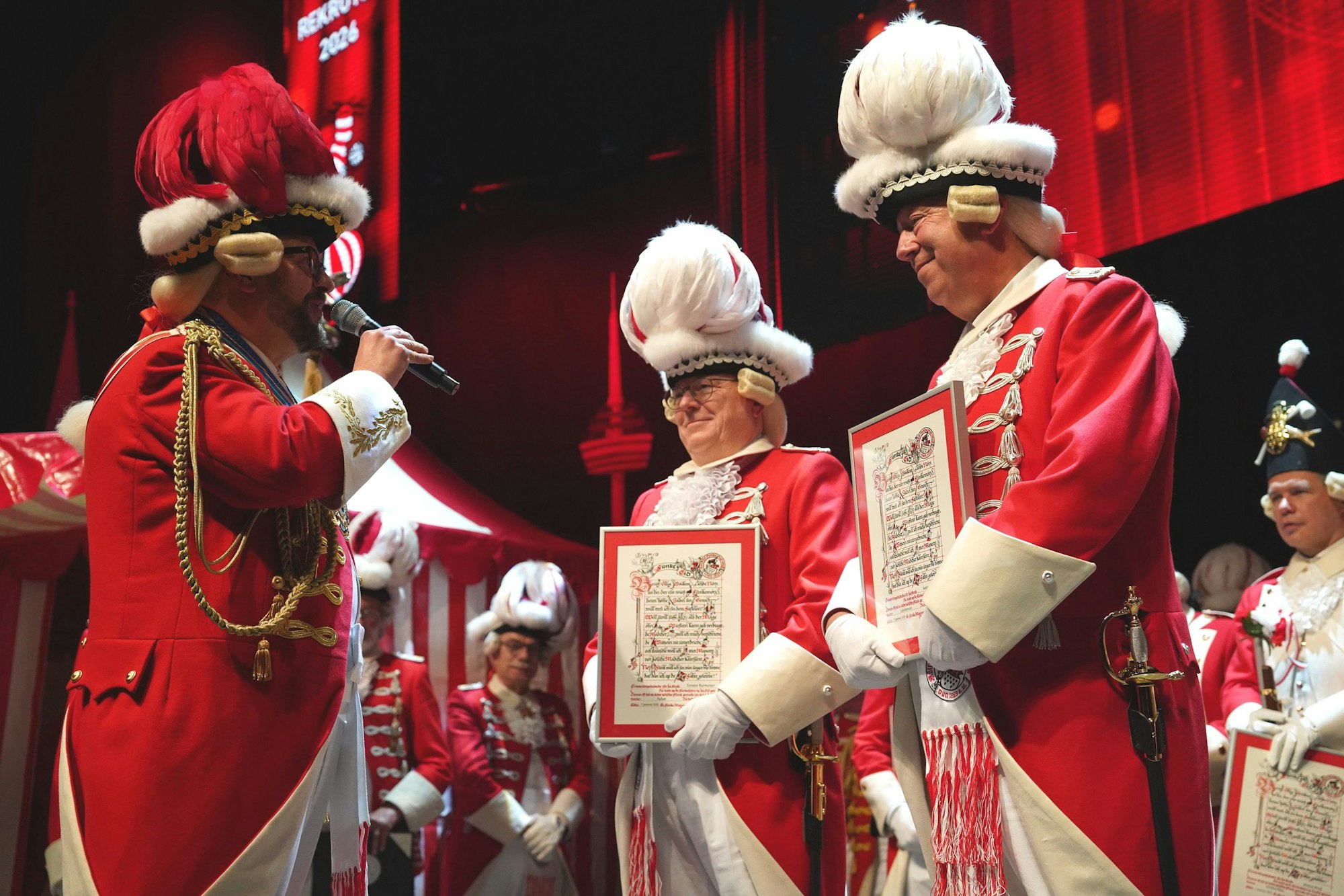 Im Maritim wurde OB Torsten Burmester ein Roter Funk.