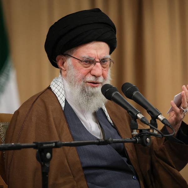 Das Bild zeigt Irans geistigen Führer Ayatollah Ali Khamenei.