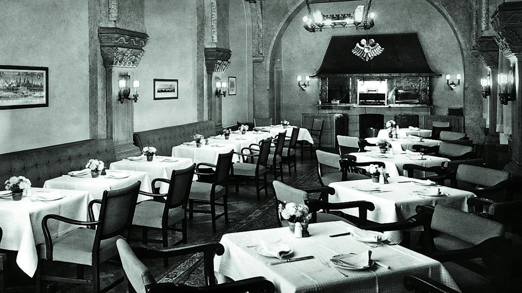 Lange Tradition: die Hanse Stube vor 1976.