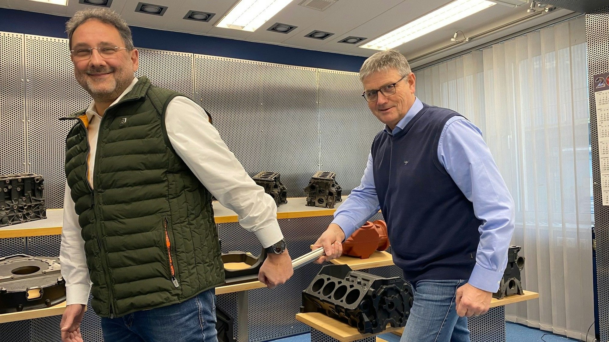 Zu sehen sind Jörg Brotzki und Matthias-Pampus-Meder.