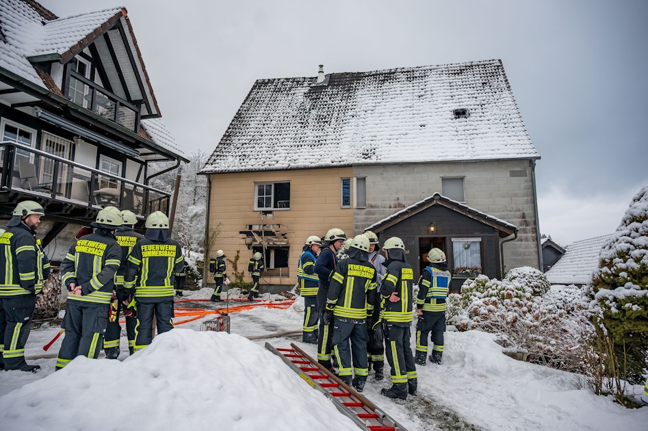 Senior citizen was missing: House burned down in Gummersbach-Bernberg