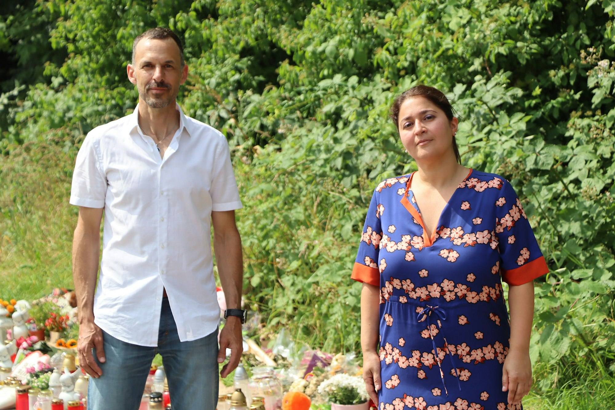 Die Mediziner Ingo Benz und Zeynep Fuchs hatten unmittelbar nach dem Unfall eine Petition auf den Weg gebracht, damit in Hürth künftig Tempo 30 gilt.