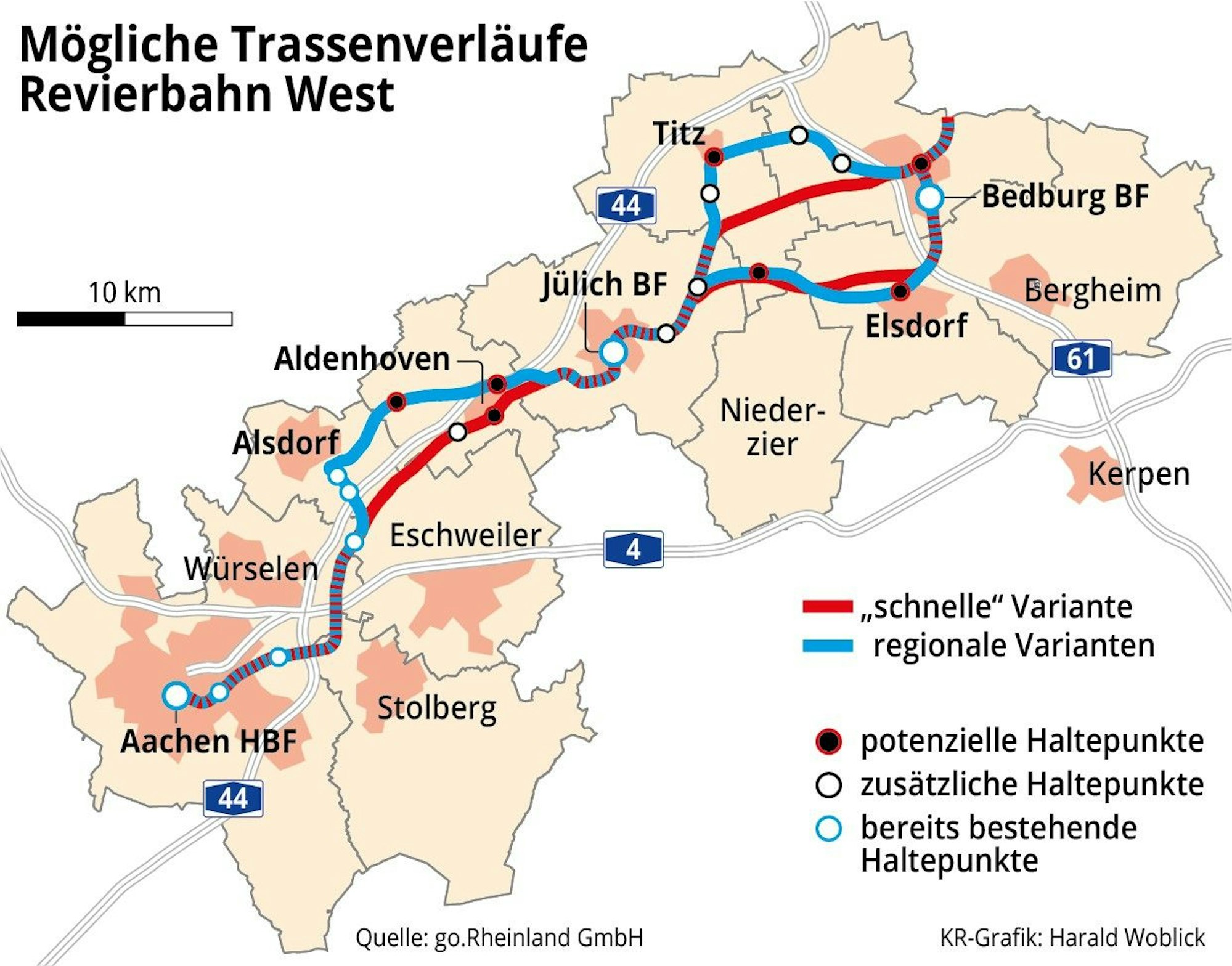 Möglicher Trassenverlauf