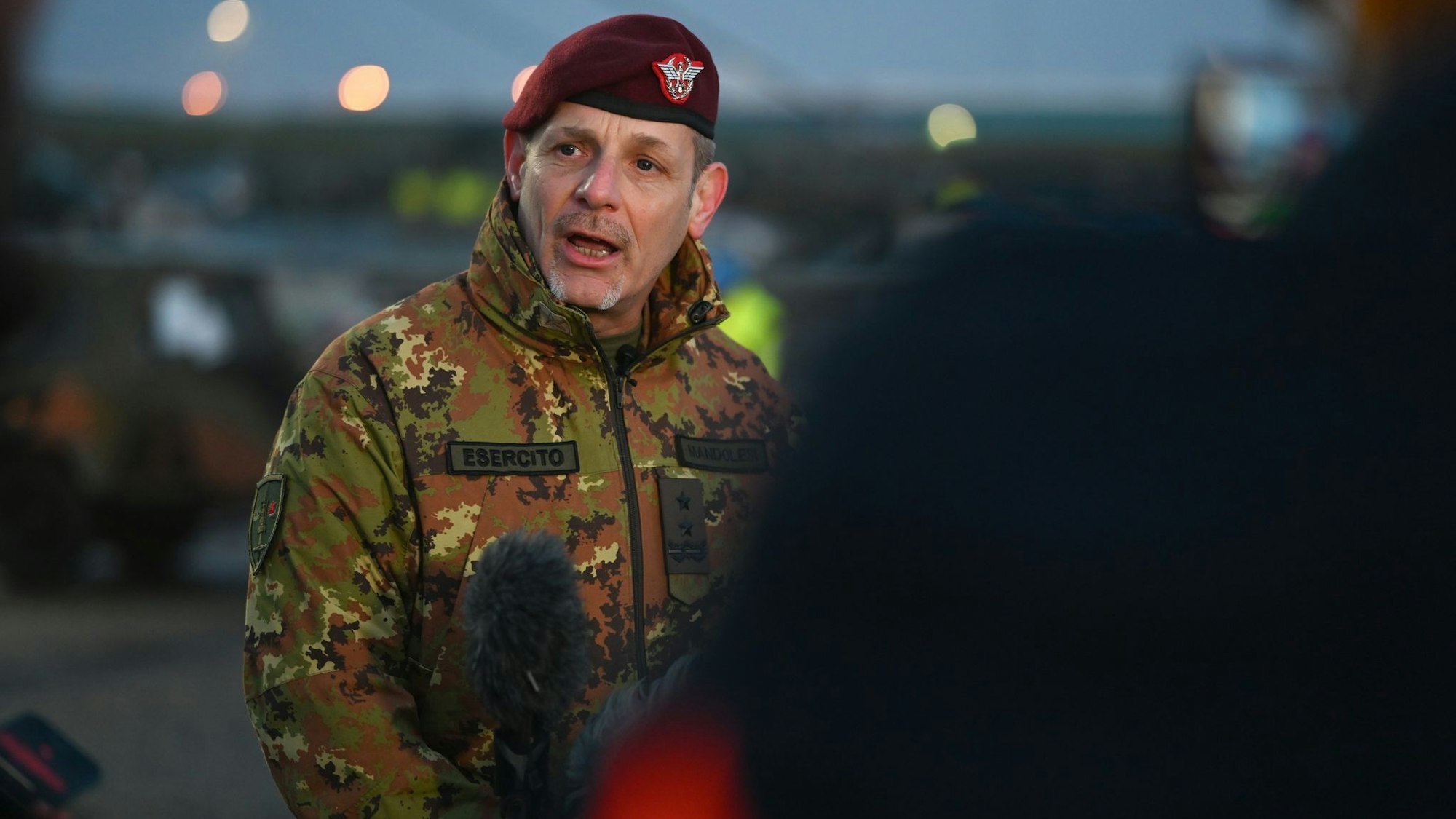 Der italienische General Nicola Mandolesi sieht die Nato geeint und einsatzbereit.